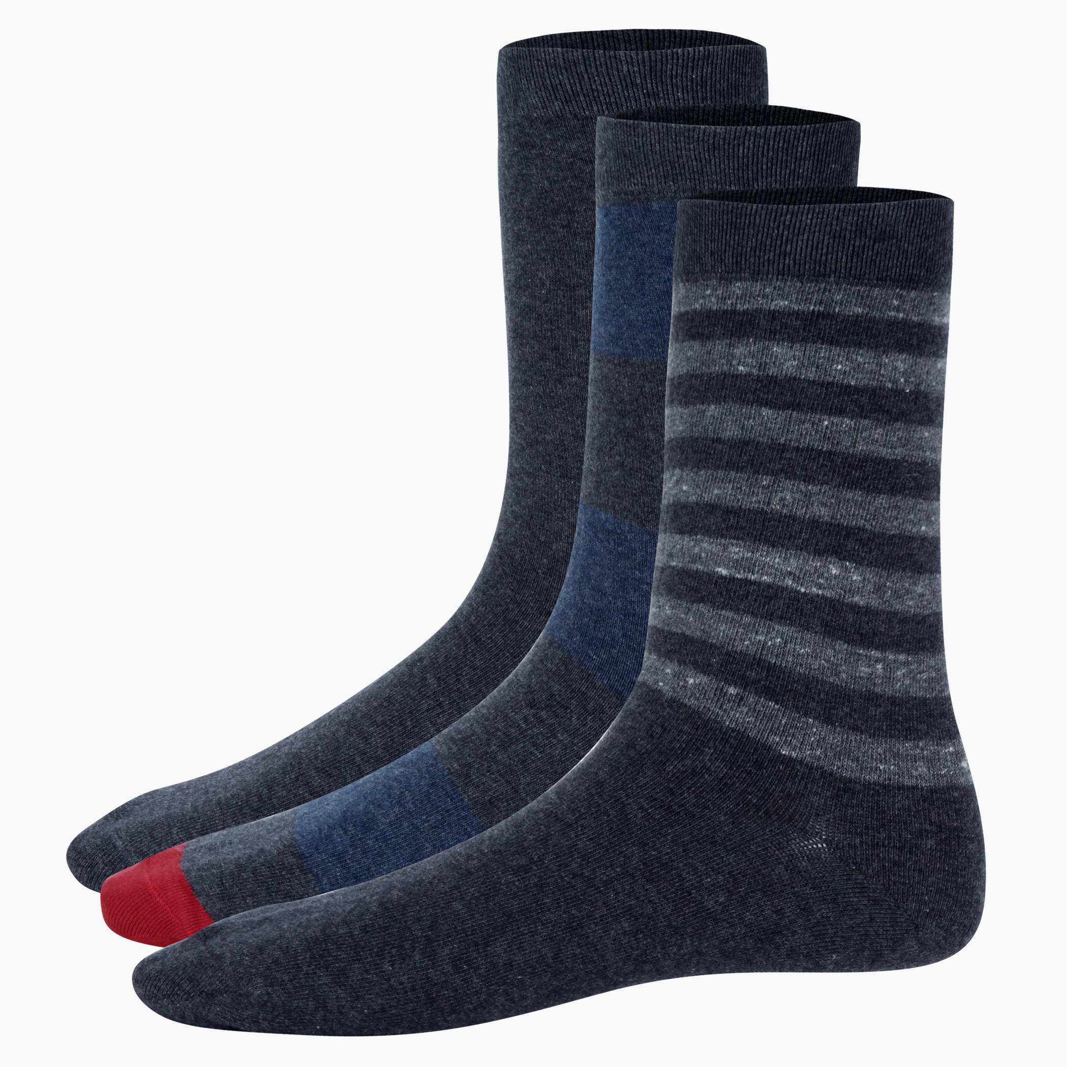 Assorted Formal Socks - Set of 3-men-socks-image-1