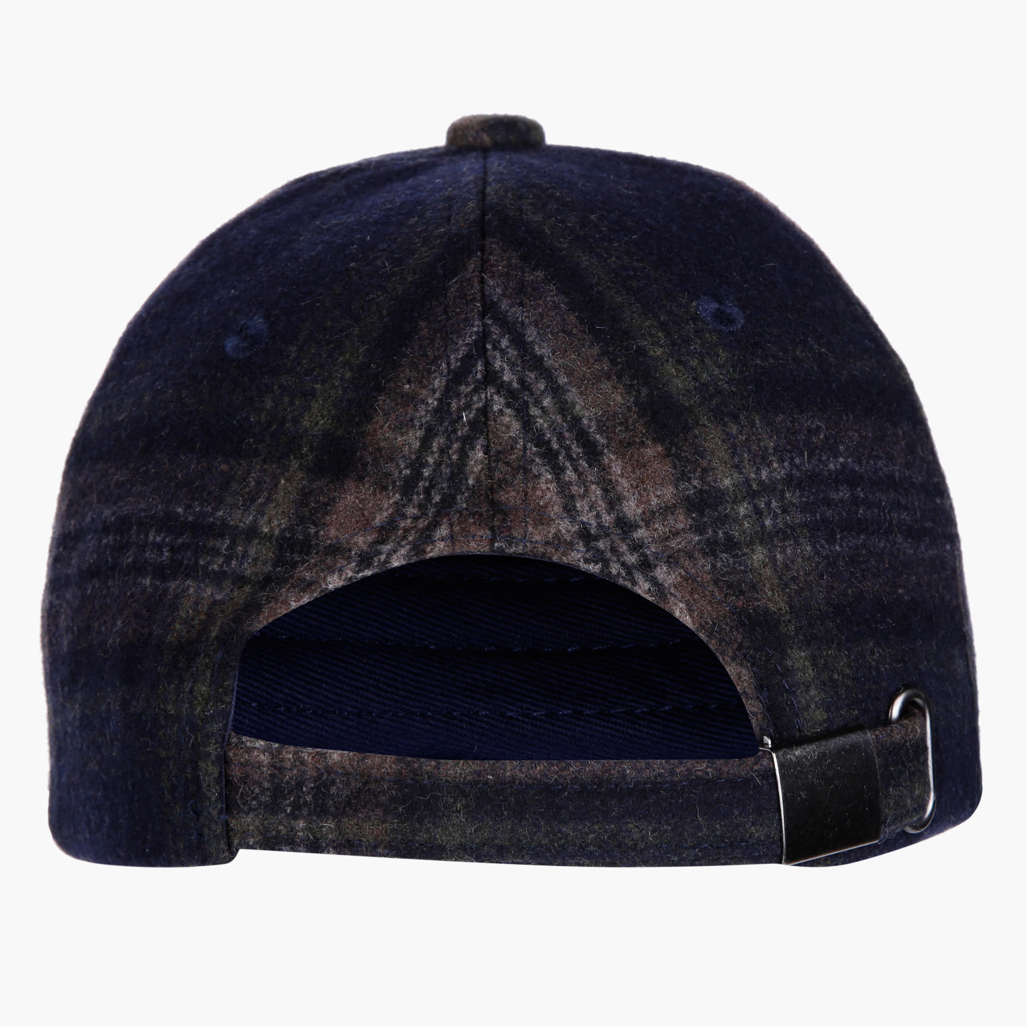 Chequered Baseball Cap-men-caps-image-2