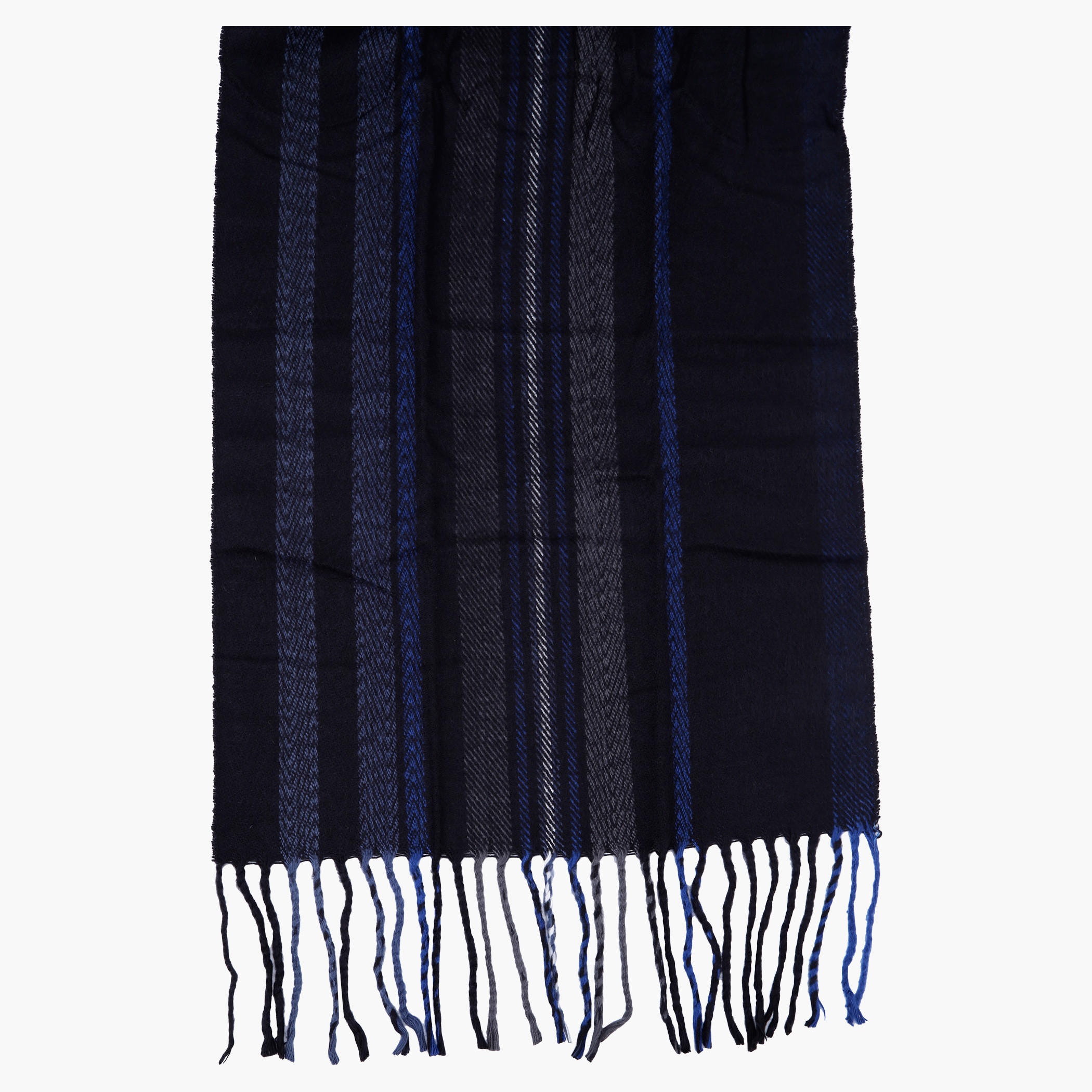 Striped Scarf with Fringed Hems-men-scarvesandgloves-image-2