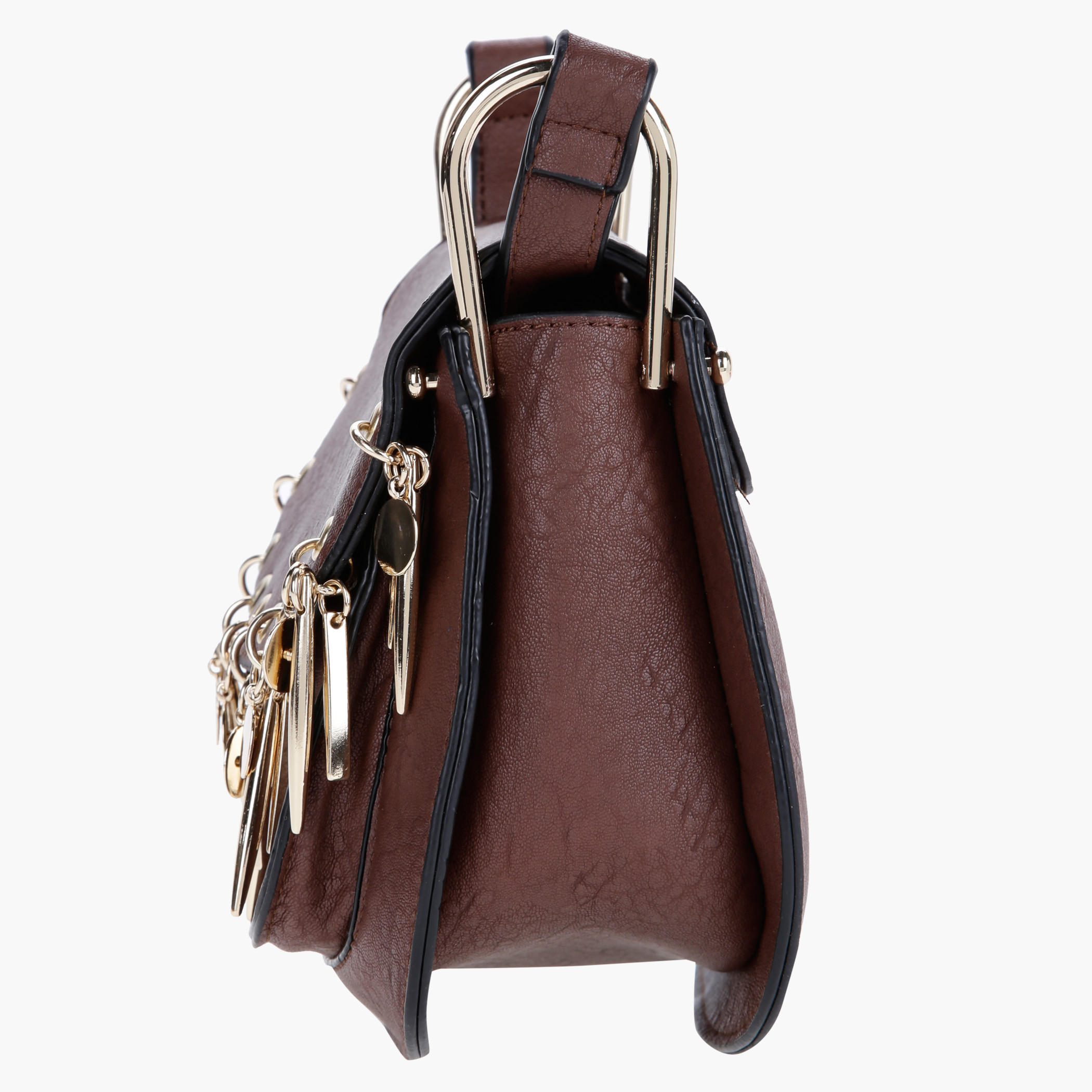 Textured Crossbody Bag with Metallic Danglers-women-bagsandwallets-handbags-image-3