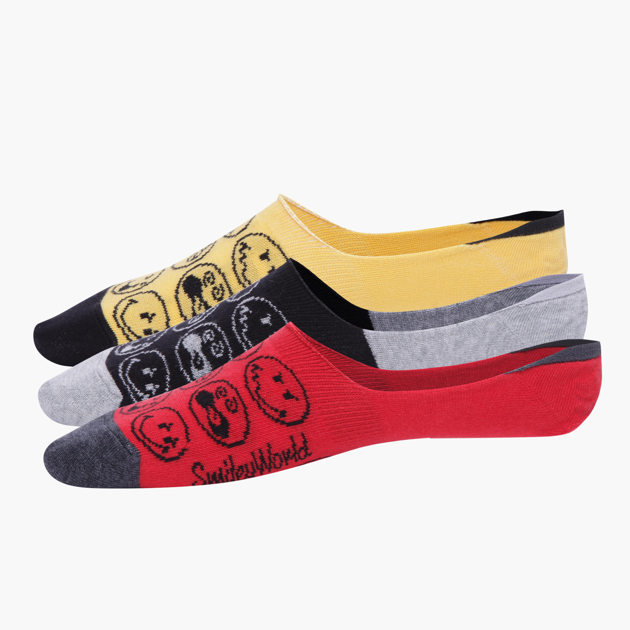 No Show Printed Socks - Set of 3-women-socksandstockings-image-1