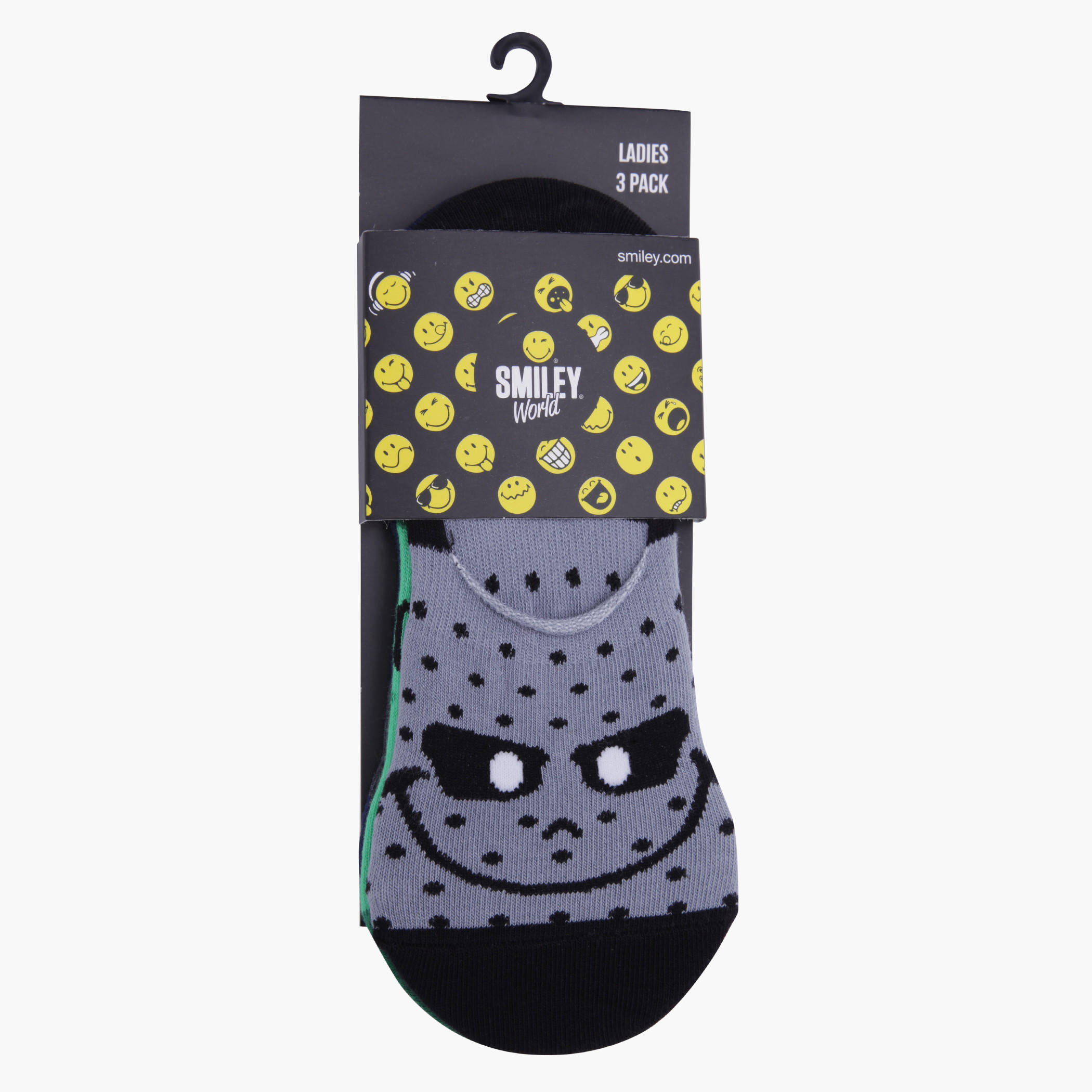 No Show Printed Socks - Set of 3-women-socksandstockings-image-1