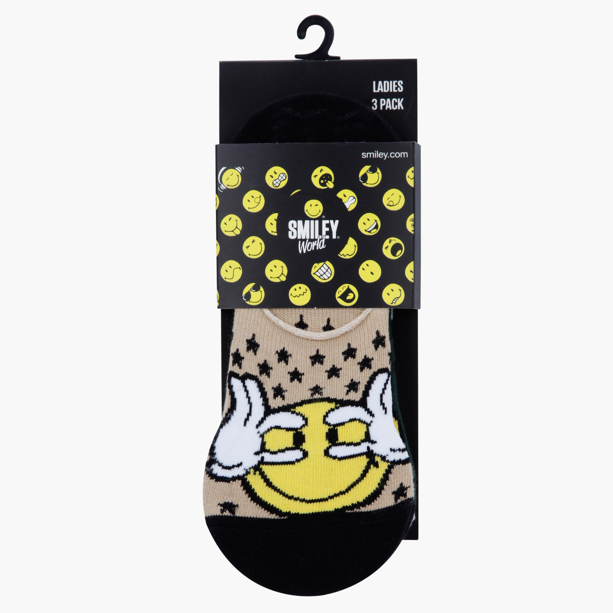 No Show Printed Socks - Set of 3-women-socksandstockings-image-1