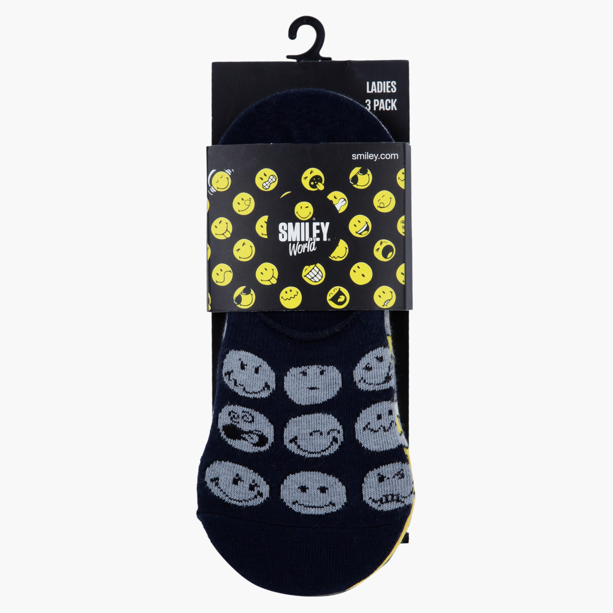 No Show Printed Socks - Set of 3-women-socksandstockings-image-2