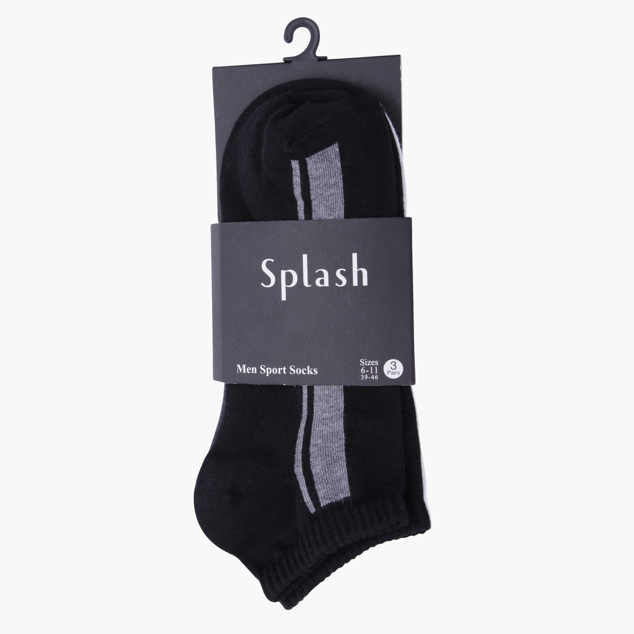 Ankle-length Sport Socks - Set of 3-men-socks-image-2