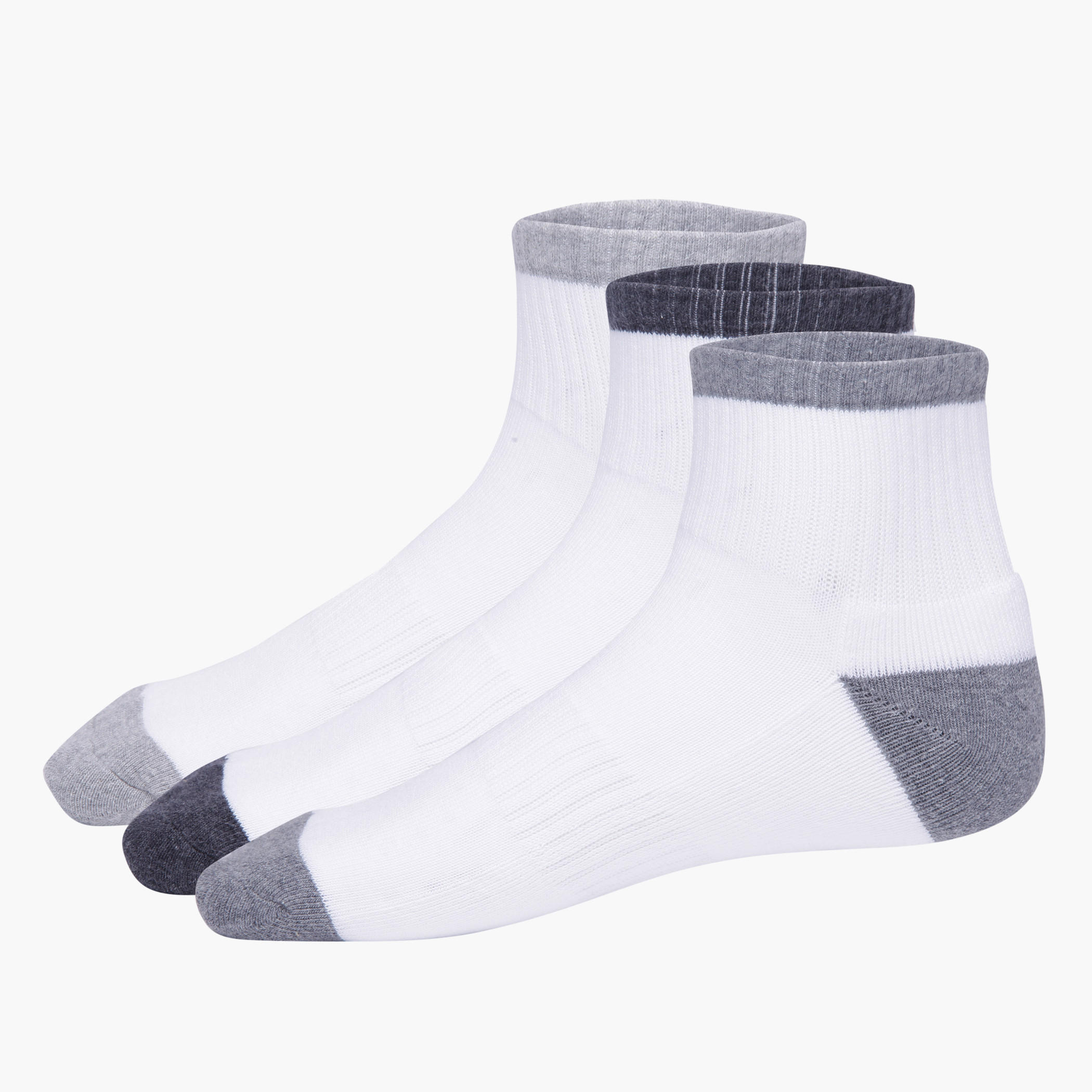 Ankle-length Sport Socks - Set of 3-men-socks-image-2