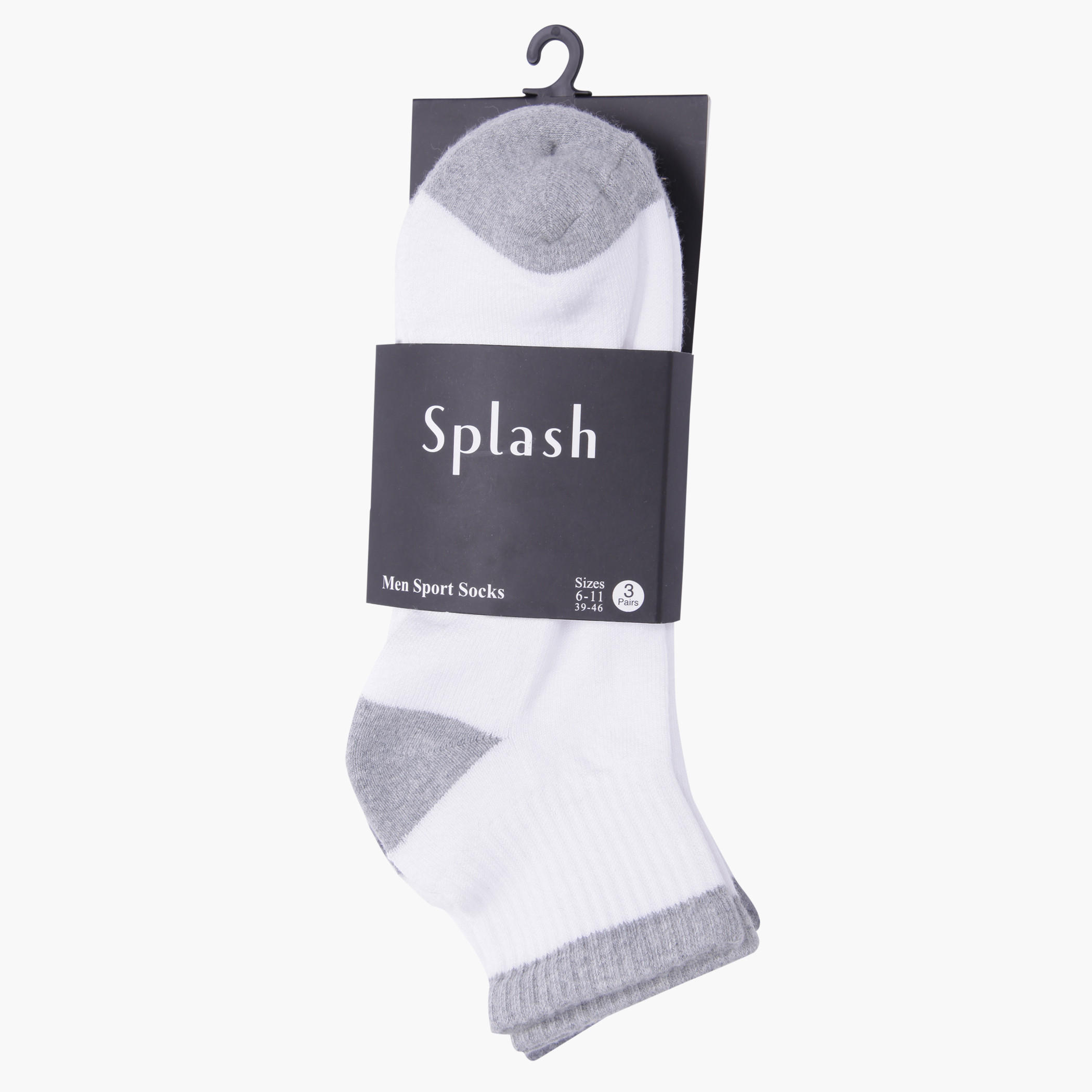 Ankle-length Sport Socks - Set of 3-men-socks-image-1