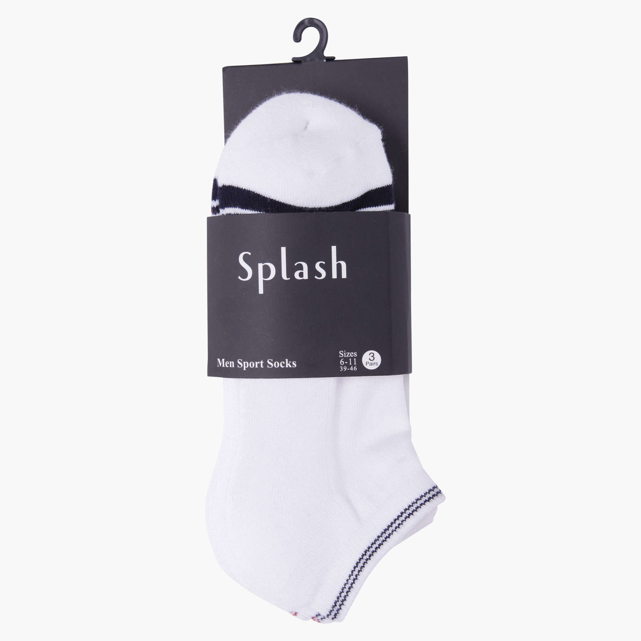 Ankle-length Sport Socks - Set of 3-men-socks-image-2