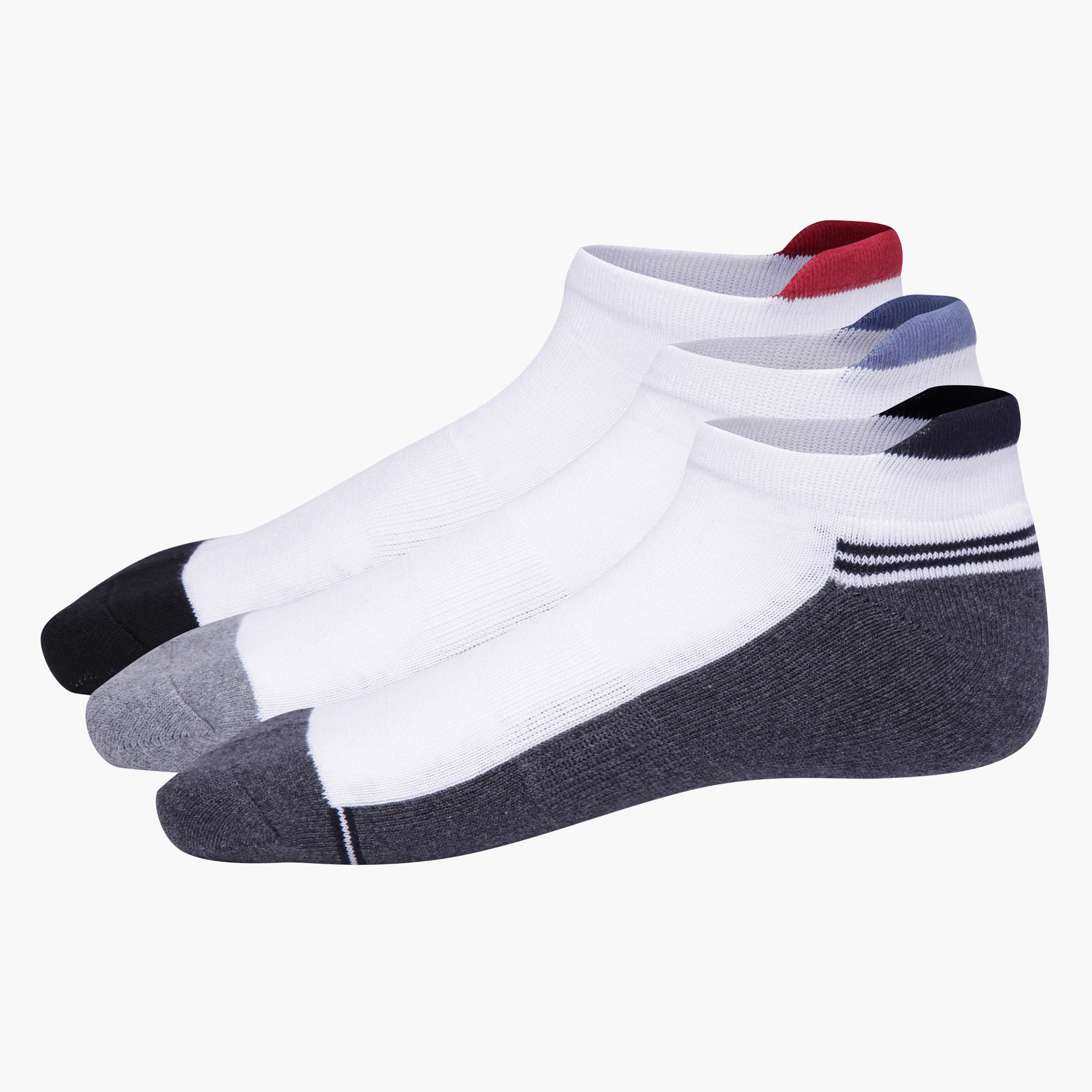 Ankle-length Sport Socks - Set of 3-men-socks-image-1