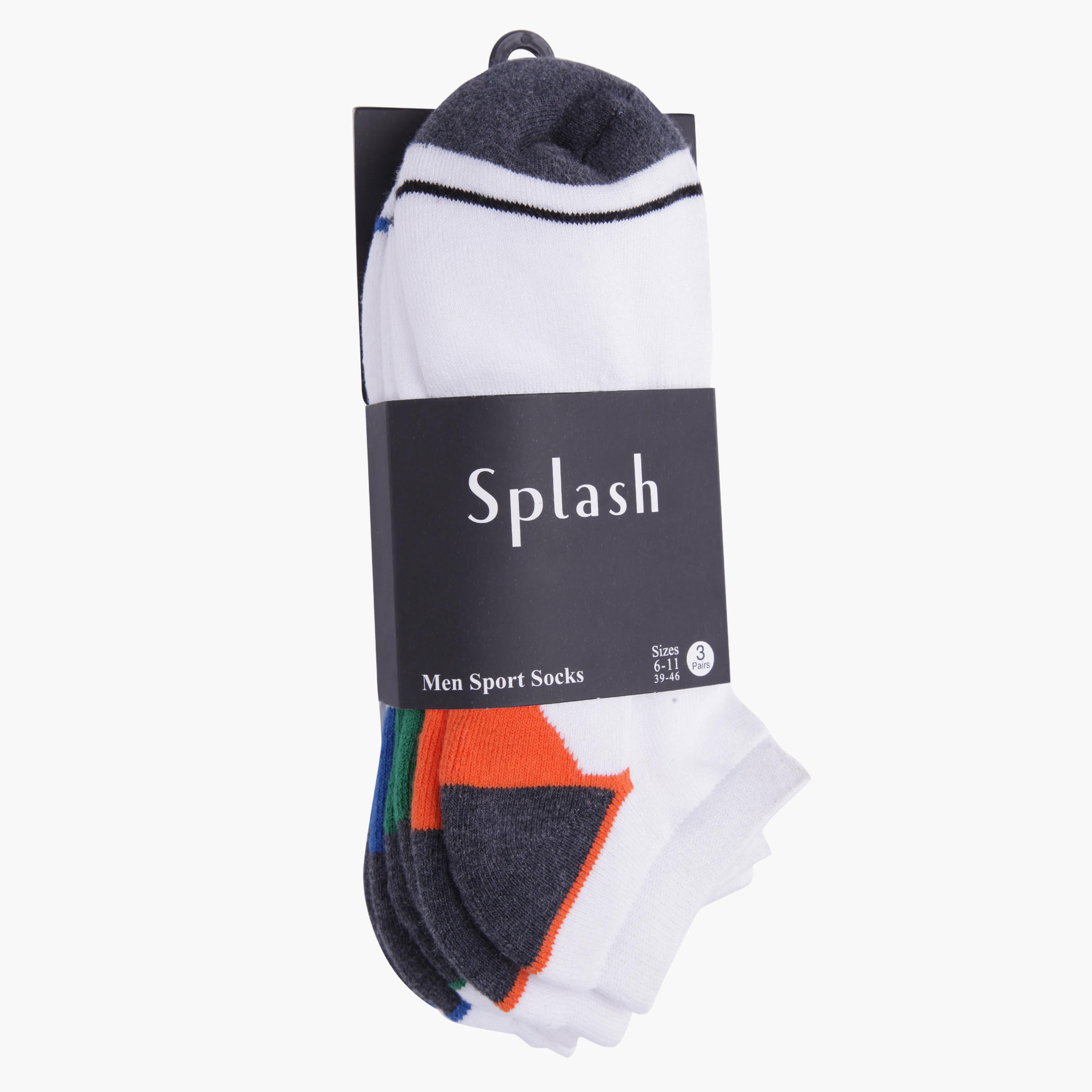 Ankle-length Sport Socks - Set of 3-men-socks-image-2