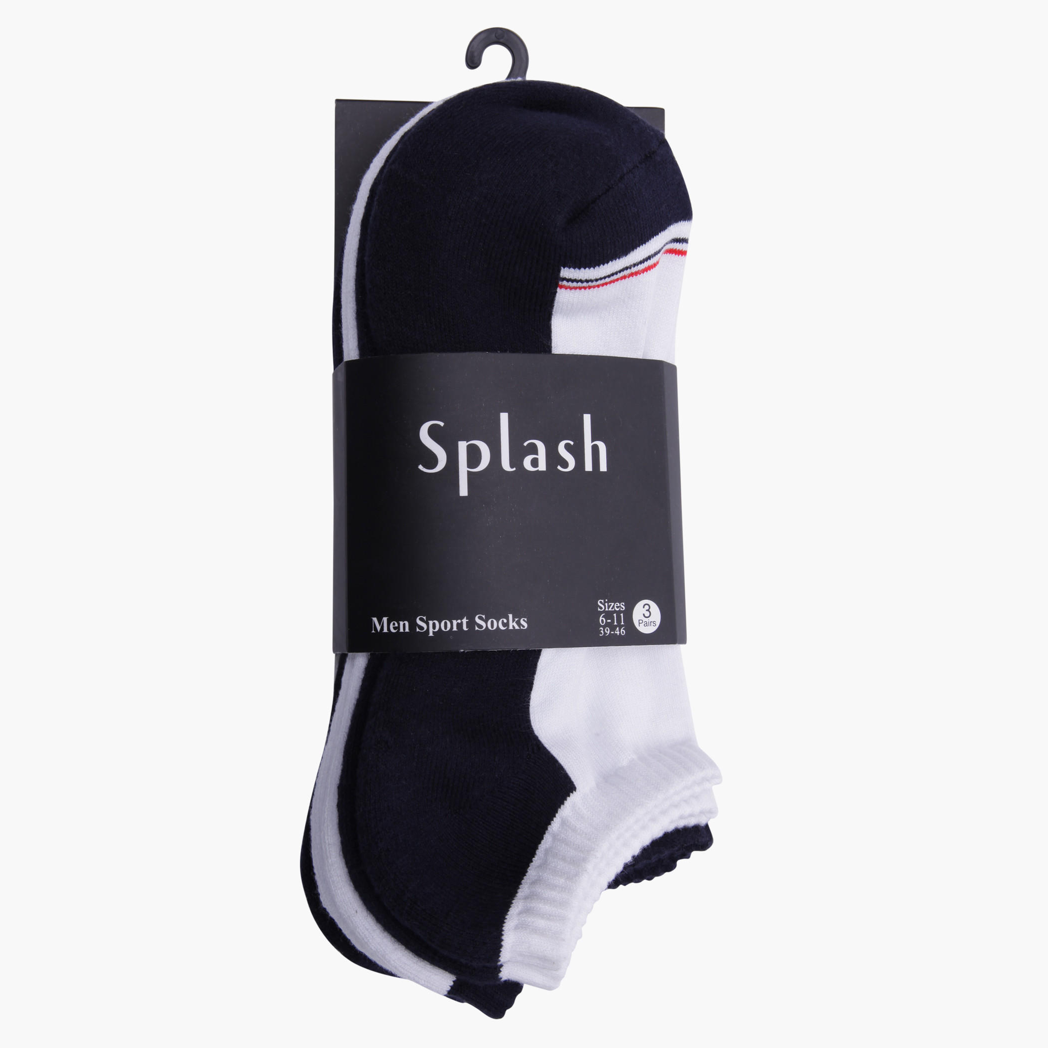 Ankle-length Sport Socks - Set of 3-men-socks-image-2