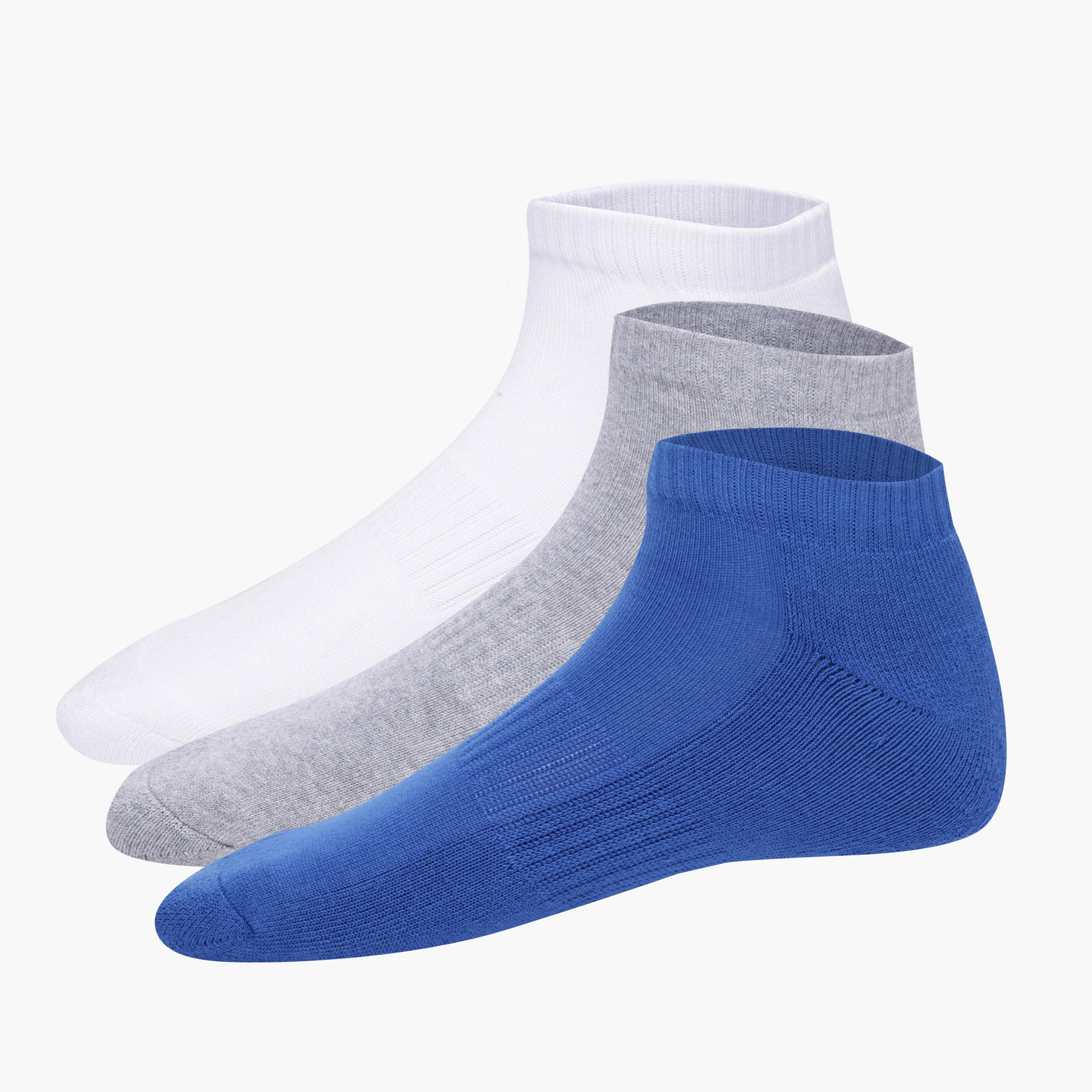 Ankle-length Sport Socks - Set of 3-men-socks-image-1