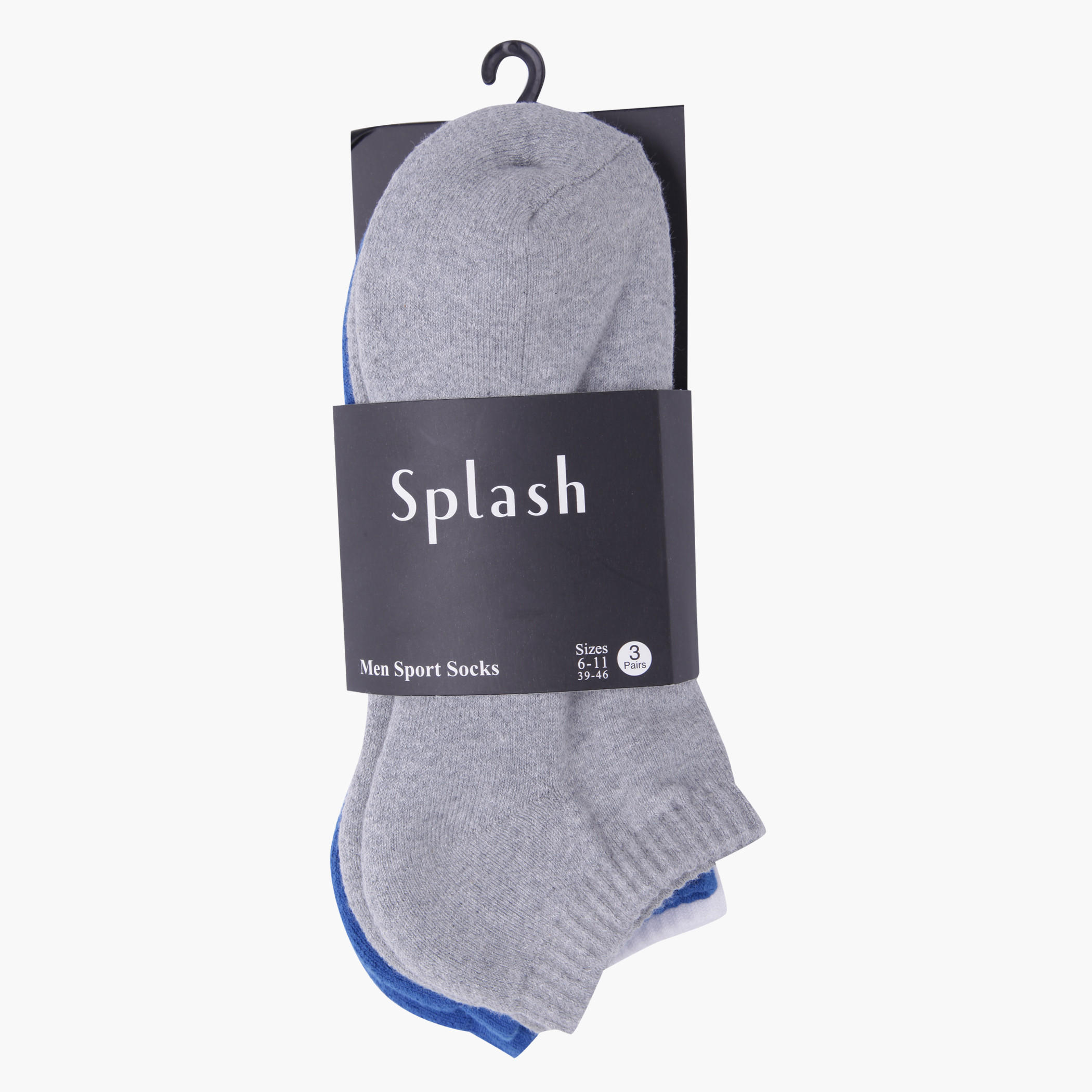 Ankle-length Sport Socks - Set of 3-men-socks-image-2