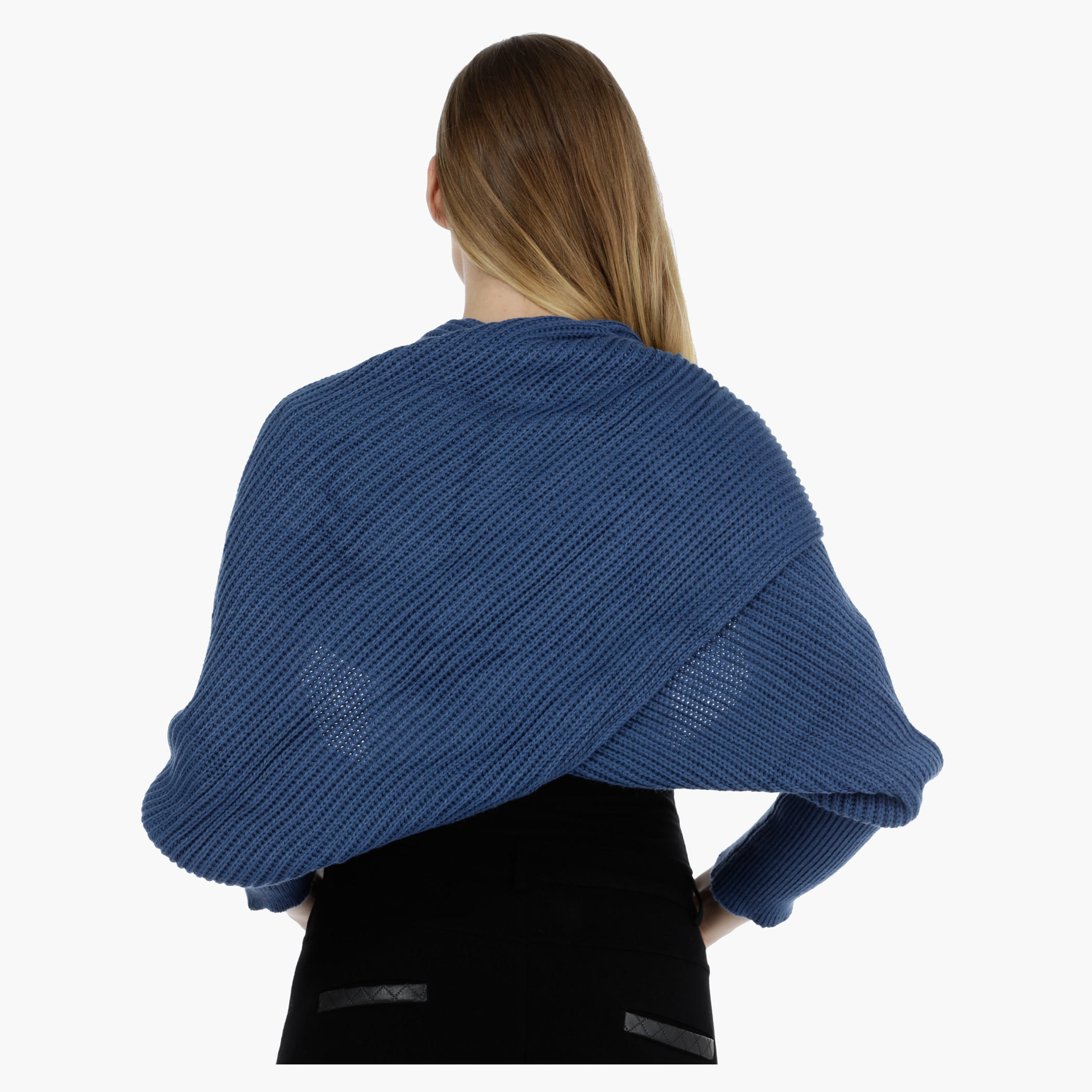 Solid Cross-layered Poncho-women-winterwear-cardigansandjumpers-cardigans-image-7