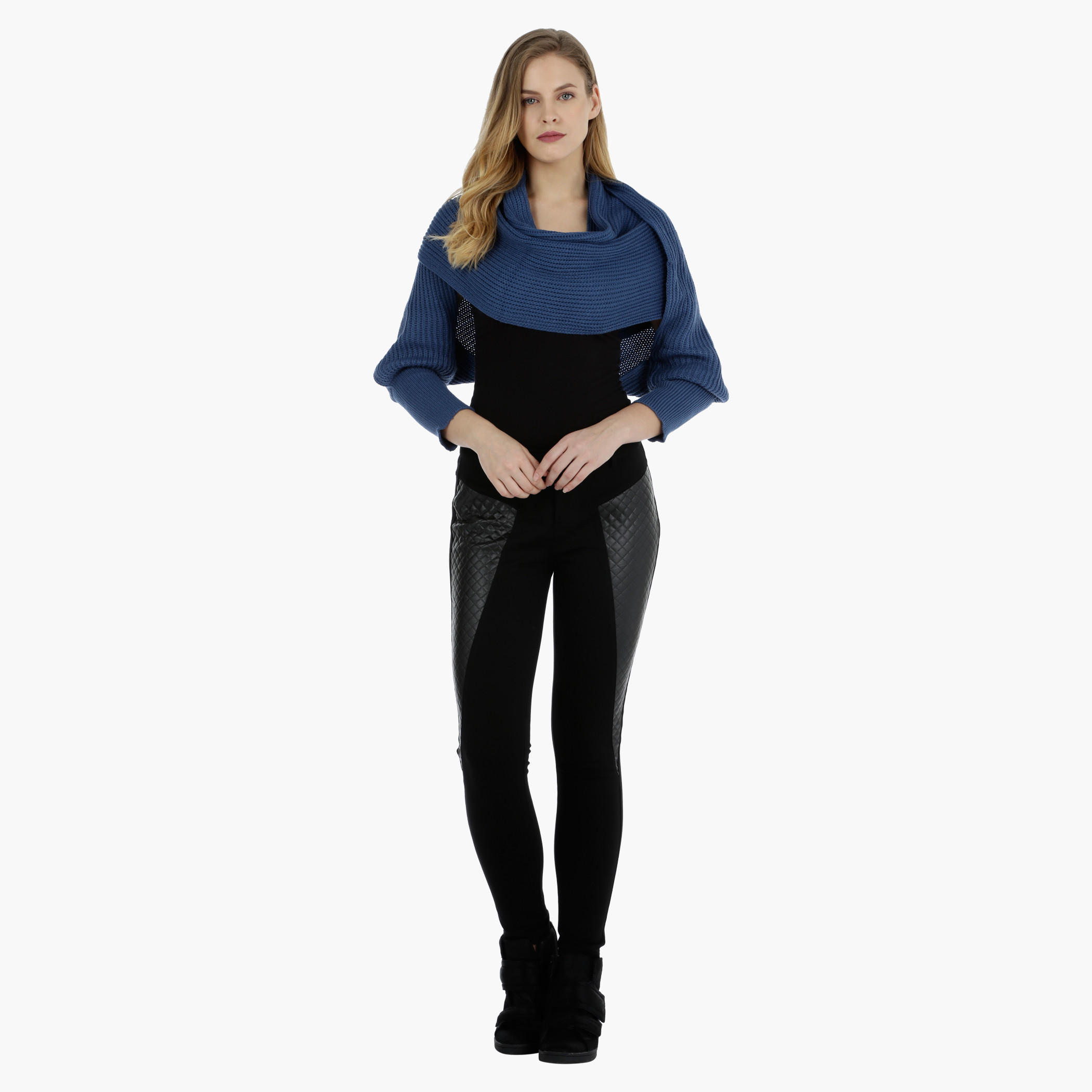 Solid Cross-layered Poncho-women-winterwear-cardigansandjumpers-cardigans-image-10