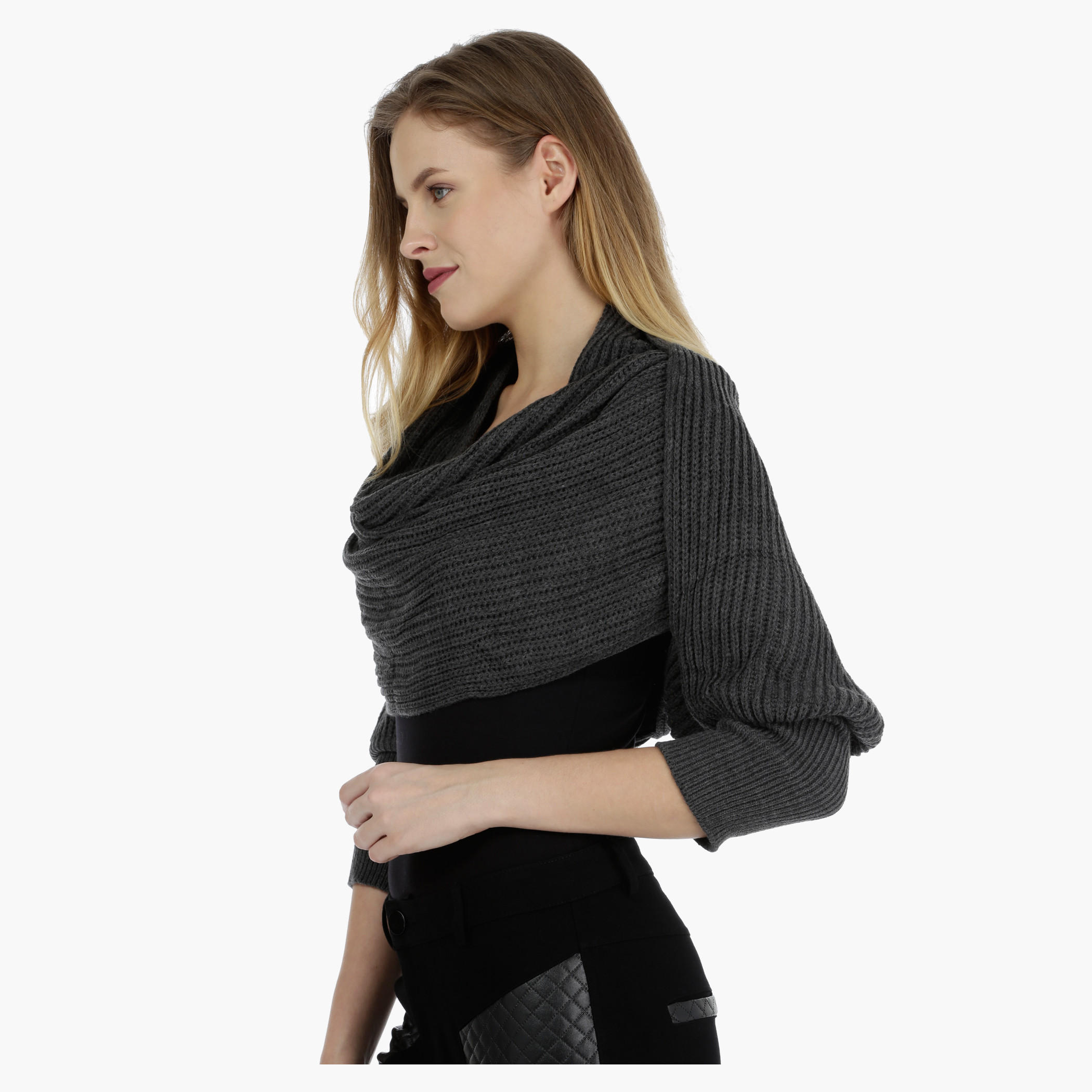 Solid Cross-layered Poncho-women-winterwear-cardigansandjumpers-cardigans-image-13