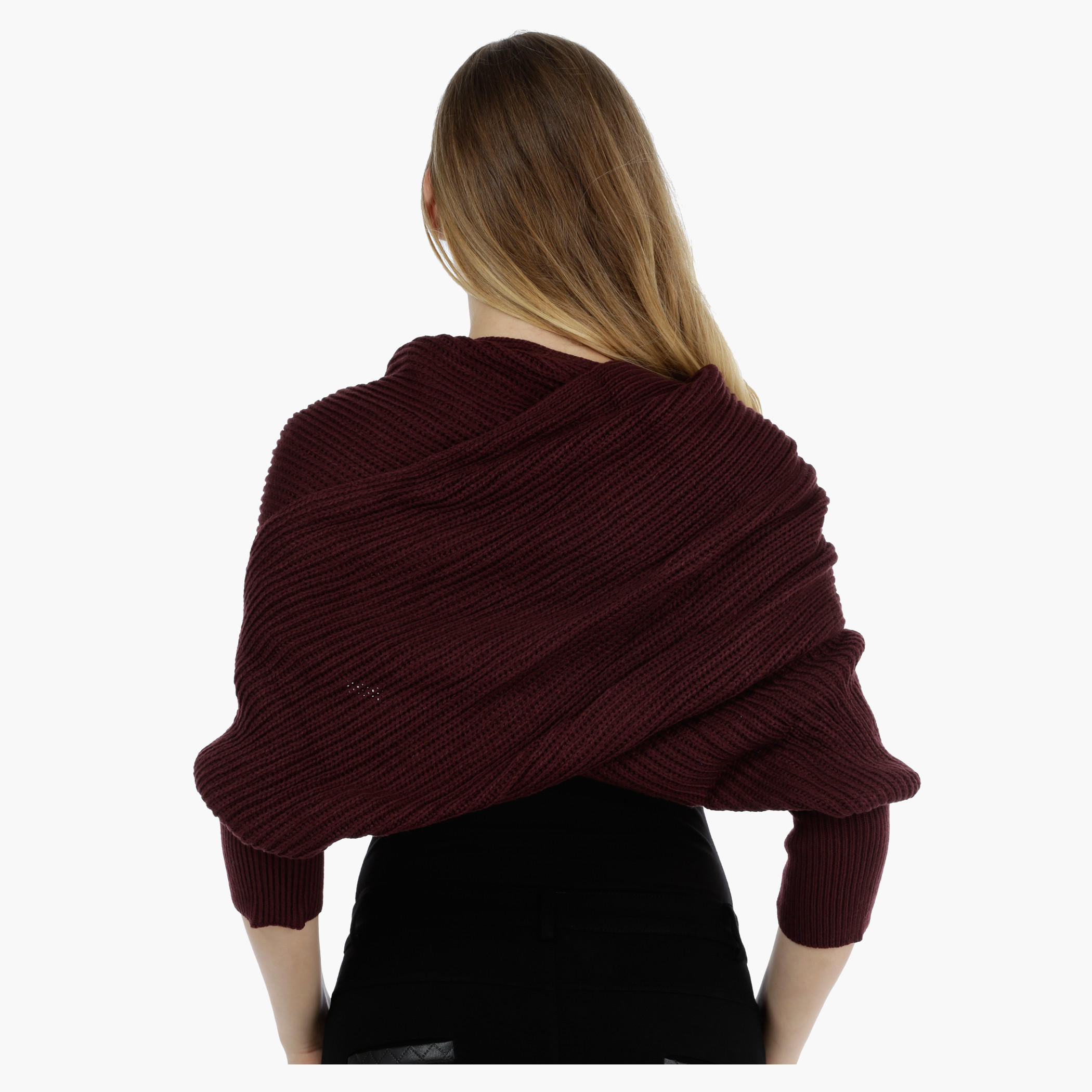 Solid Cross-layered Poncho-women-winterwear-cardigansandjumpers-cardigans-image-17