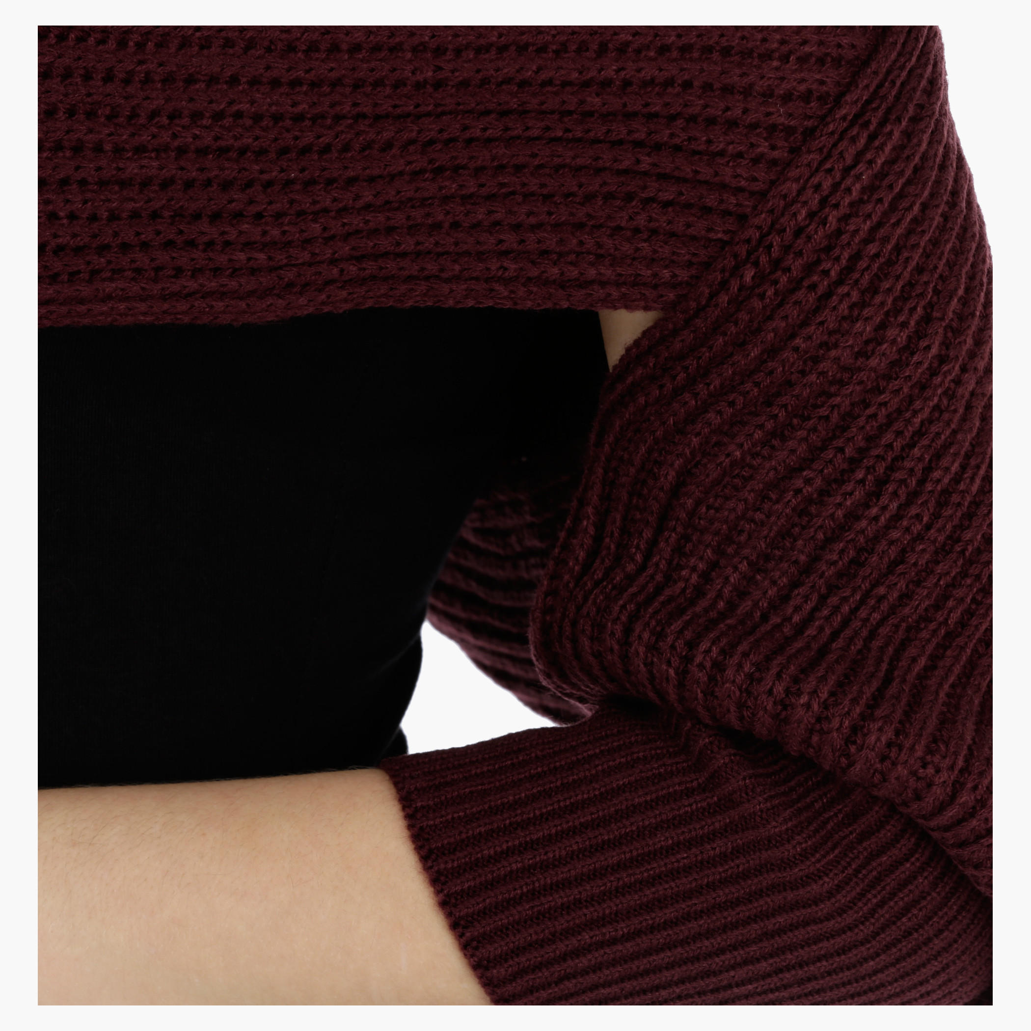 Solid Cross-layered Poncho-women-winterwear-cardigansandjumpers-cardigans-image-19