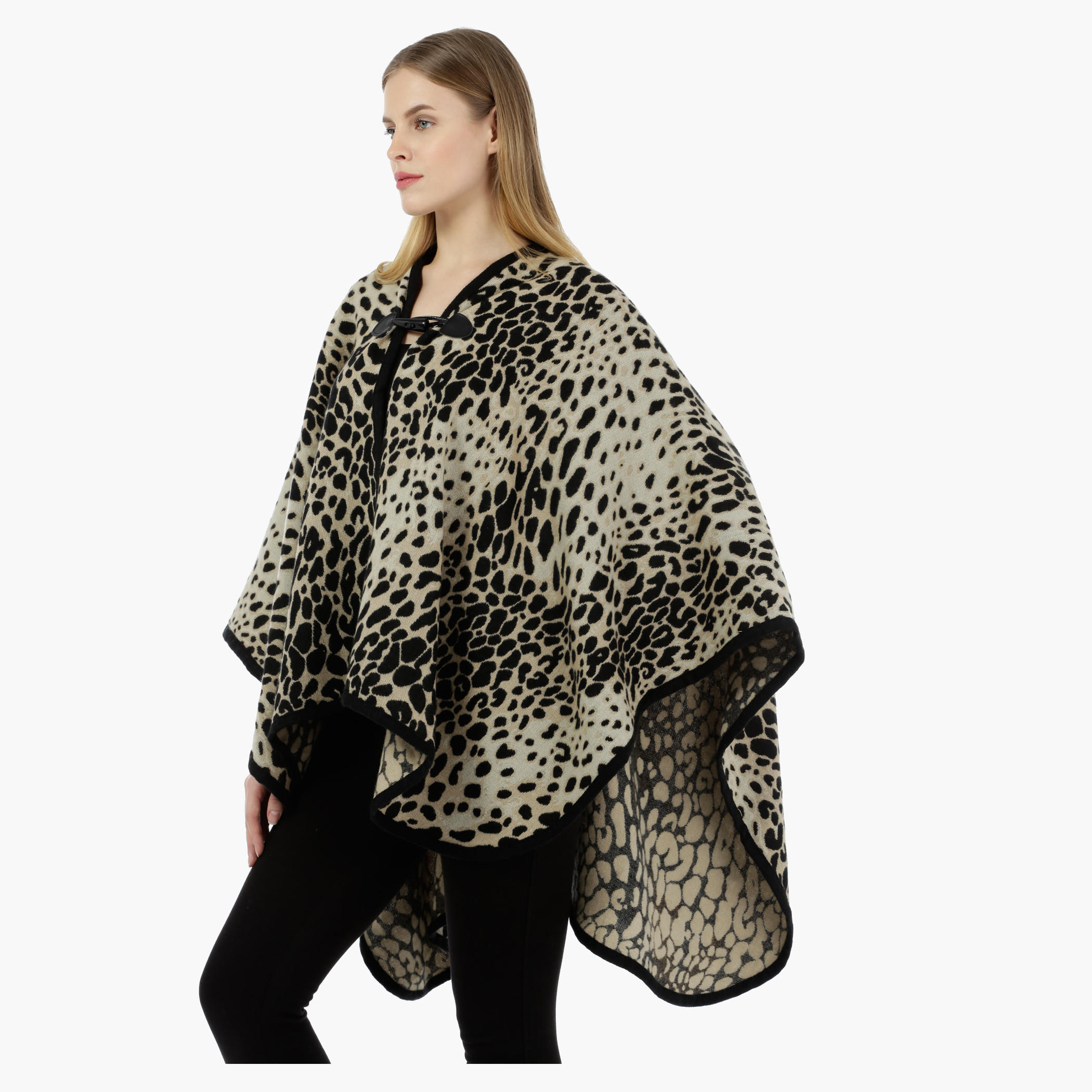 Animal Print Poncho-women-clothing-shirtsandblouses-blouses-image-3