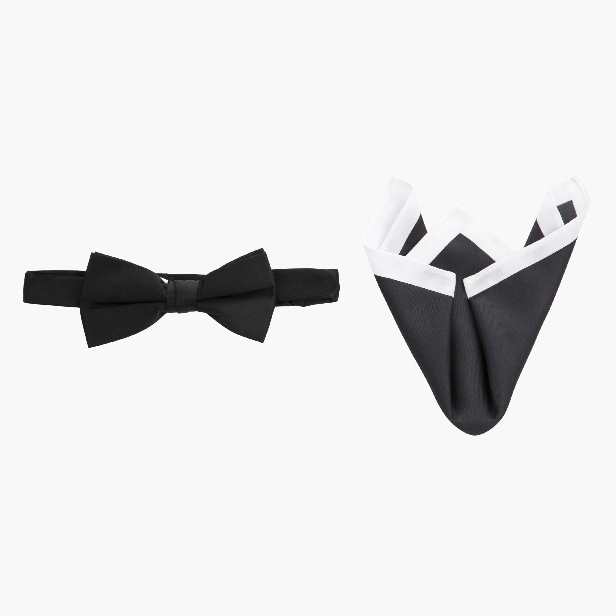 Bow Tie and Pocket Square Set-men-tiesandcufflinks-pocketsquares-image-2