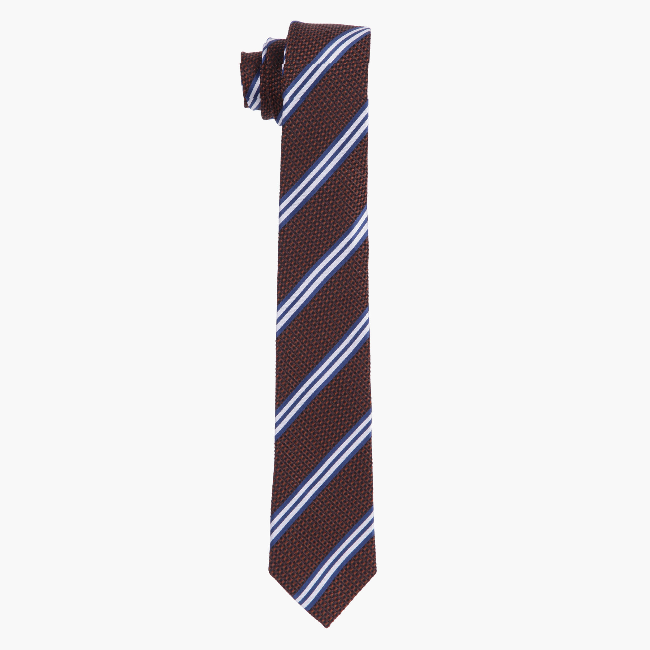 Diagonal Stripe Print Tie-men-tiesandcufflinks-pocketsquares-image-1