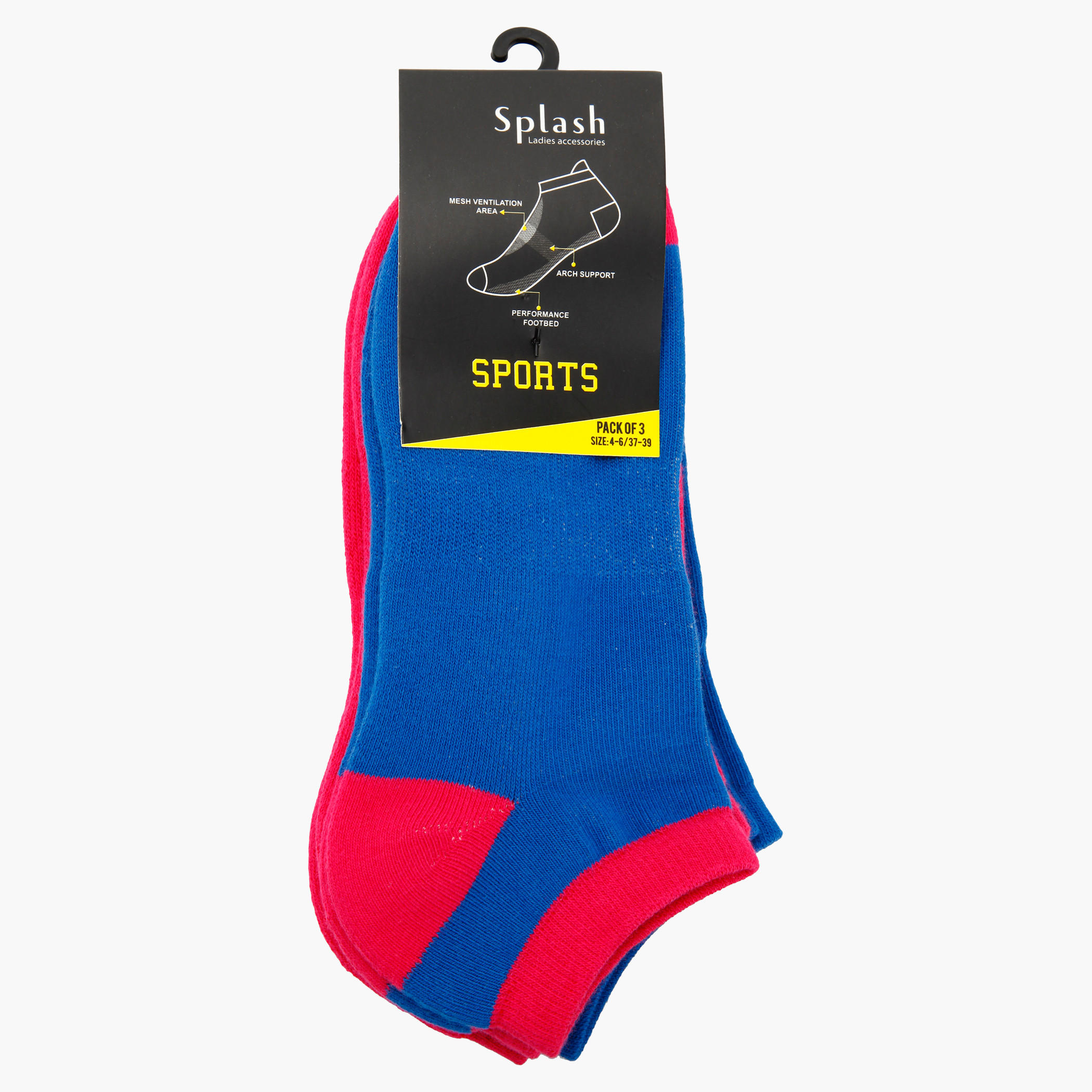 Textured Ped Socks - Set of 3-women-socksandstockings-image-2