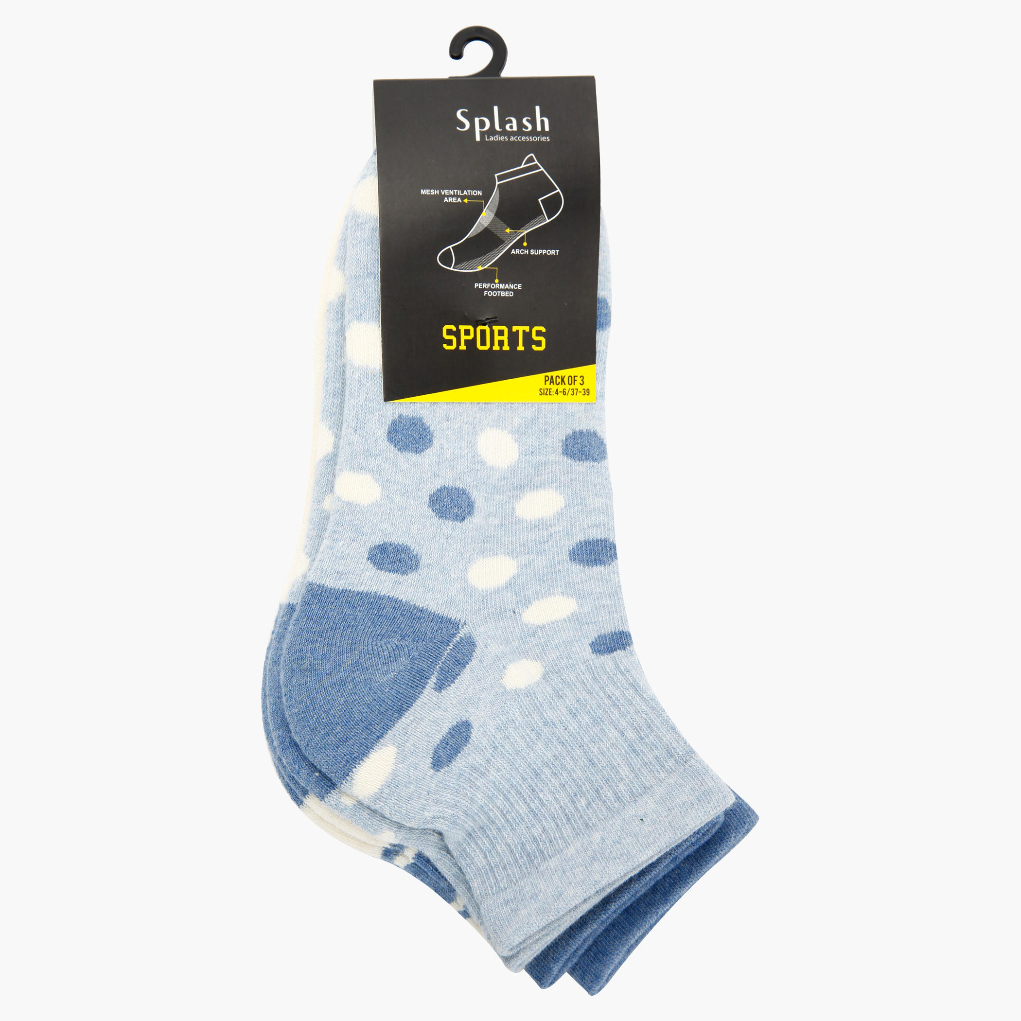 Textured Ped Socks - Set of 3-women-socksandstockings-image-2