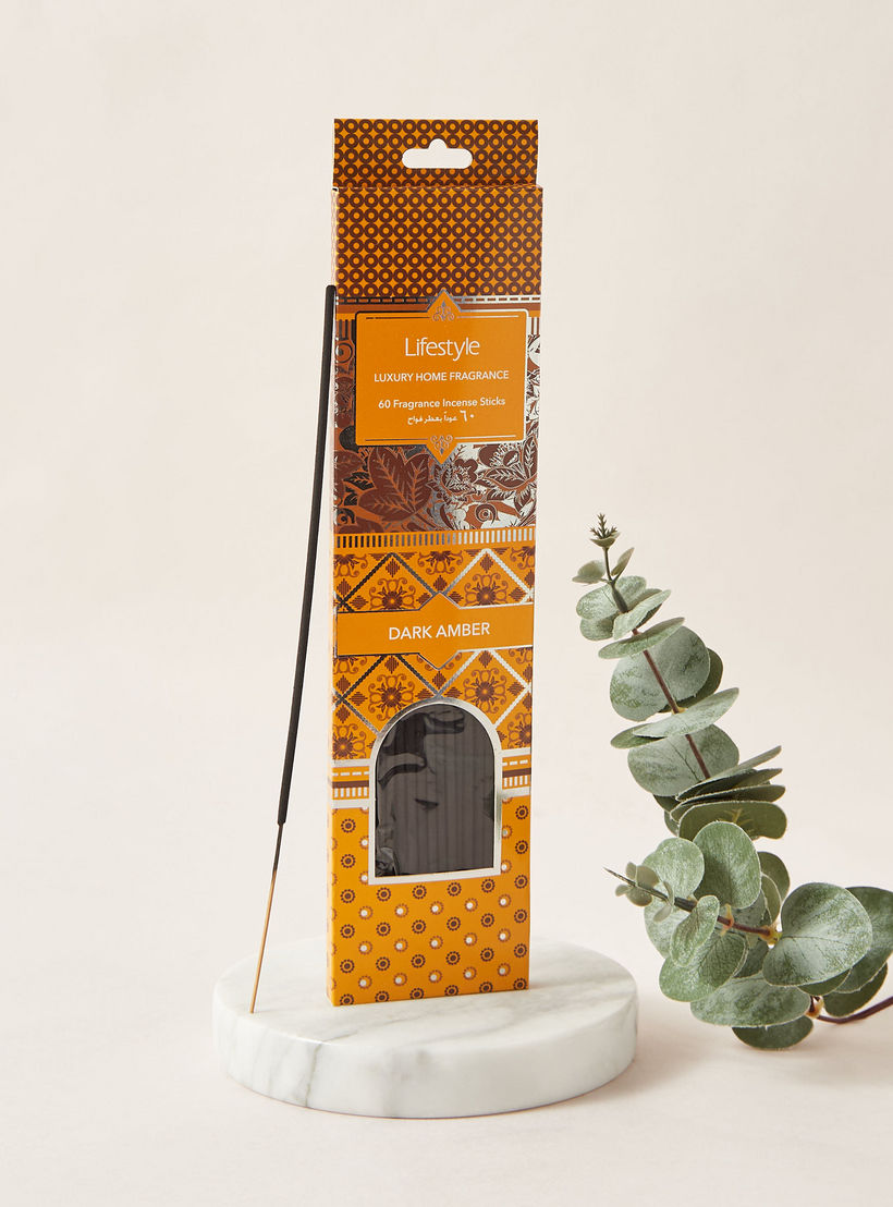 Elite d'Art Dark Amber Incense Stick - Set of 60-household-homefragrance-potpourri-image-2