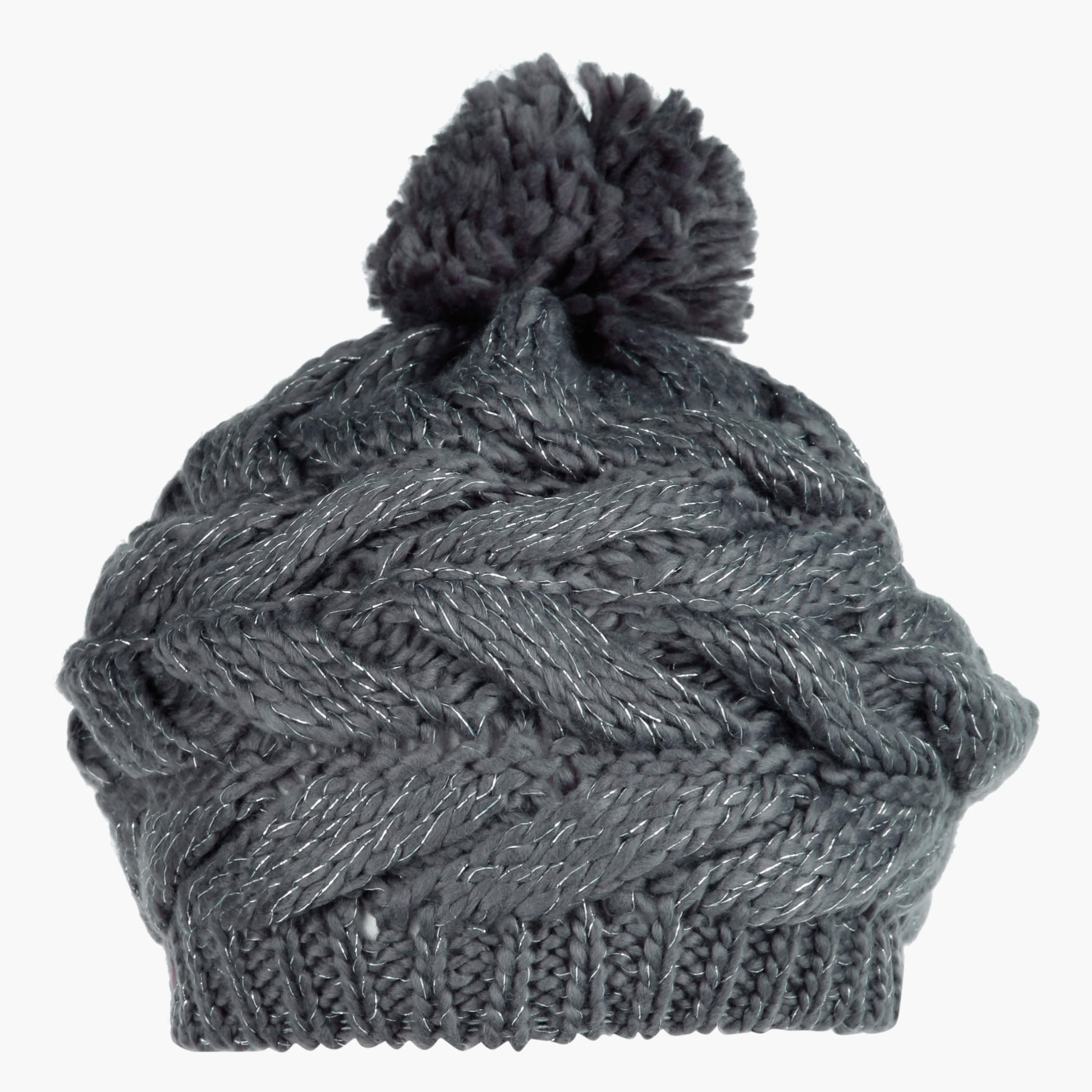 Textured Cap with Pom Pom-women-clothingaccessories-capsandhats-image-3