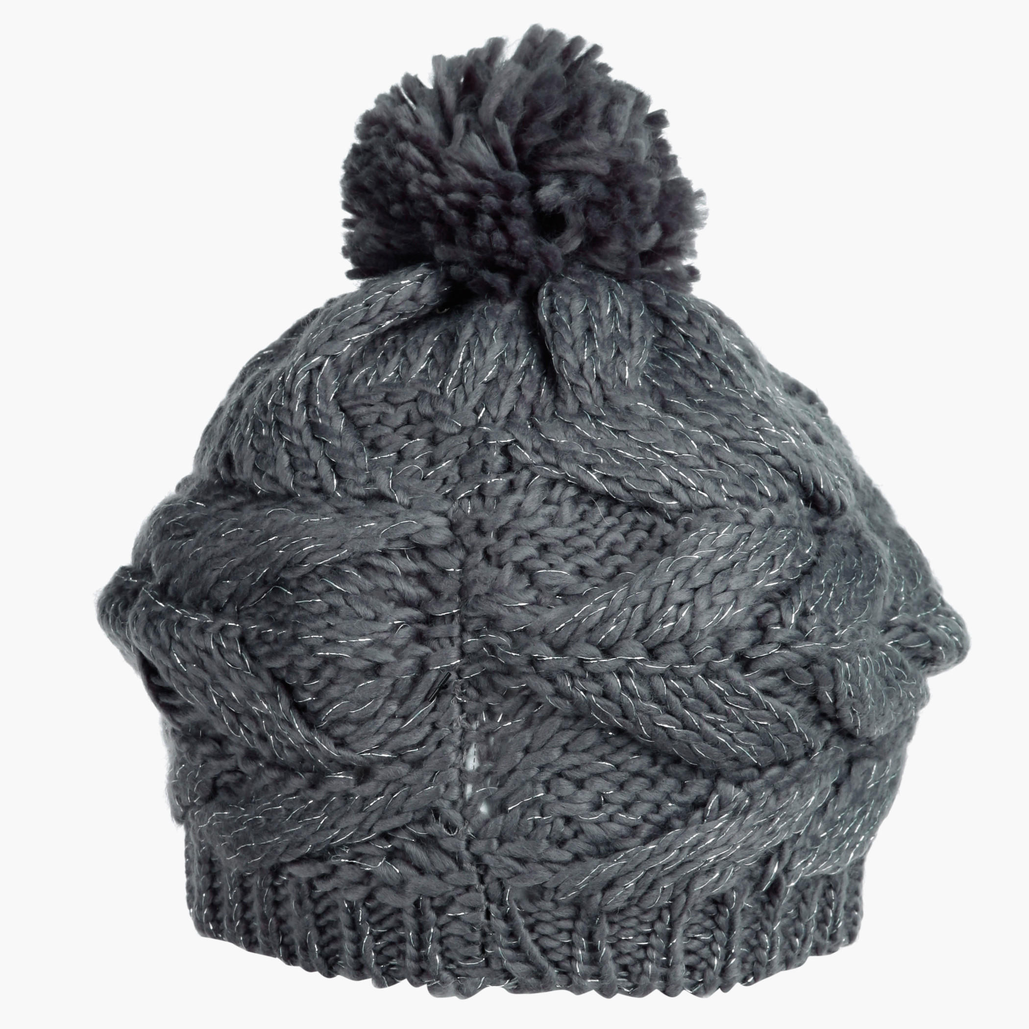 Textured Cap with Pom Pom-women-clothingaccessories-capsandhats-image-2