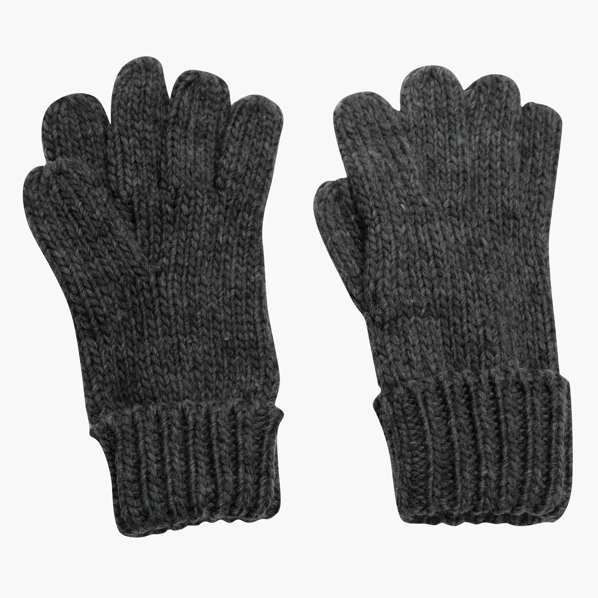 Knitted Gloves with Ribbed Cuffs-women-clothingaccessories-gloves-image-1