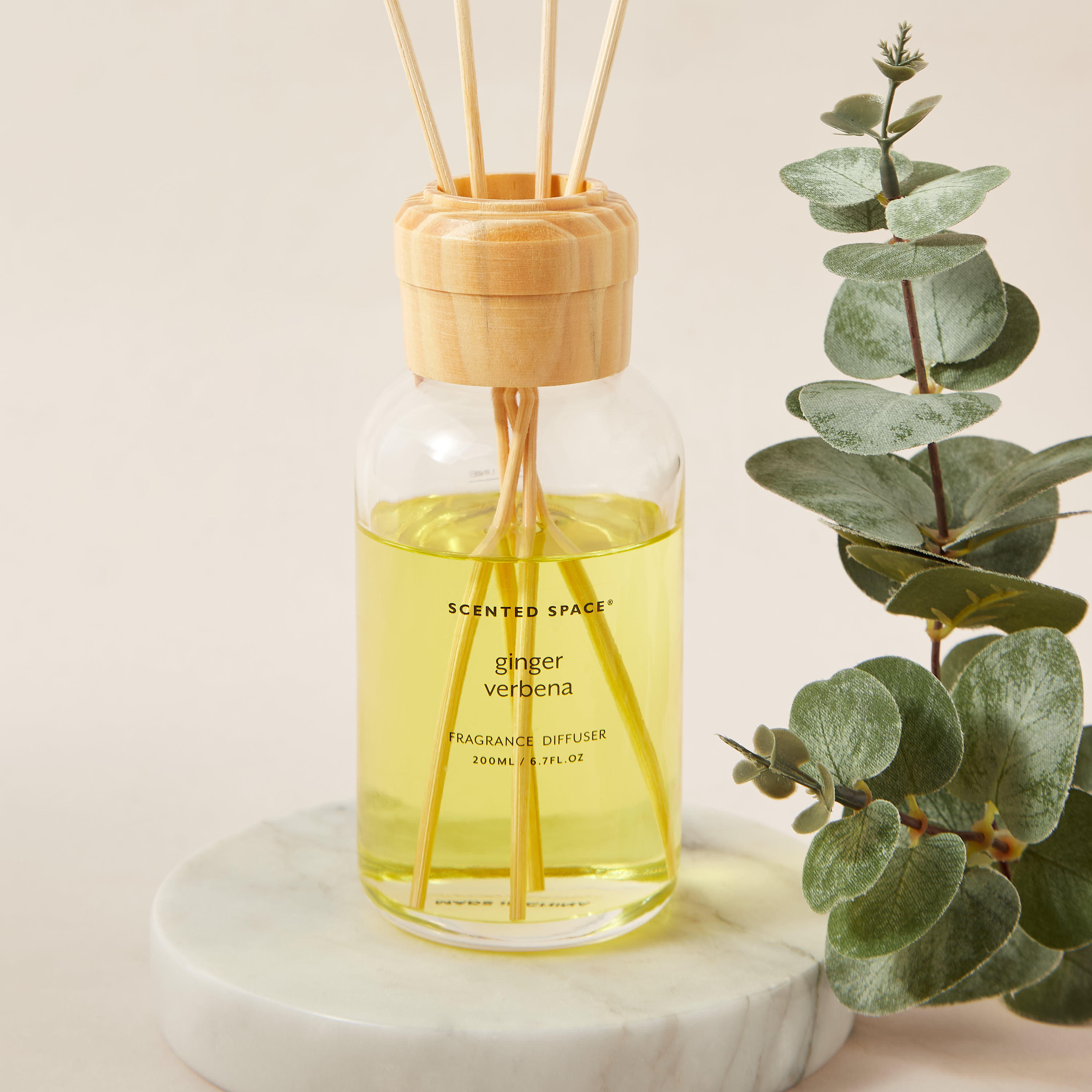 Scented Space Ginger Verbena Fragrance Diffuser - 200 ml-household-homefragrance-reeddiffusers-image-2
