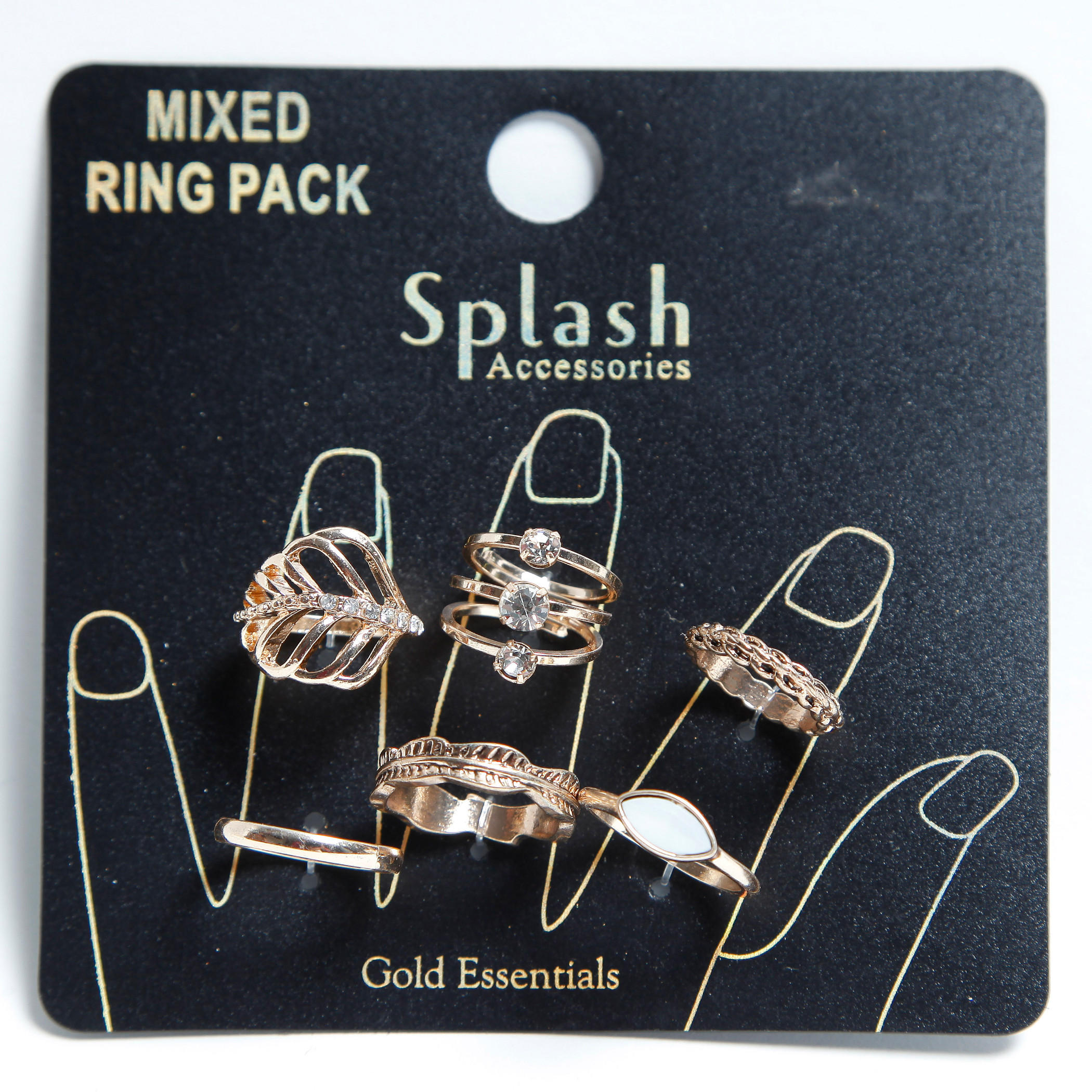 Assorted Ring - Set of 6-women-watchesandjewellery-jewellery-rings-image-1
