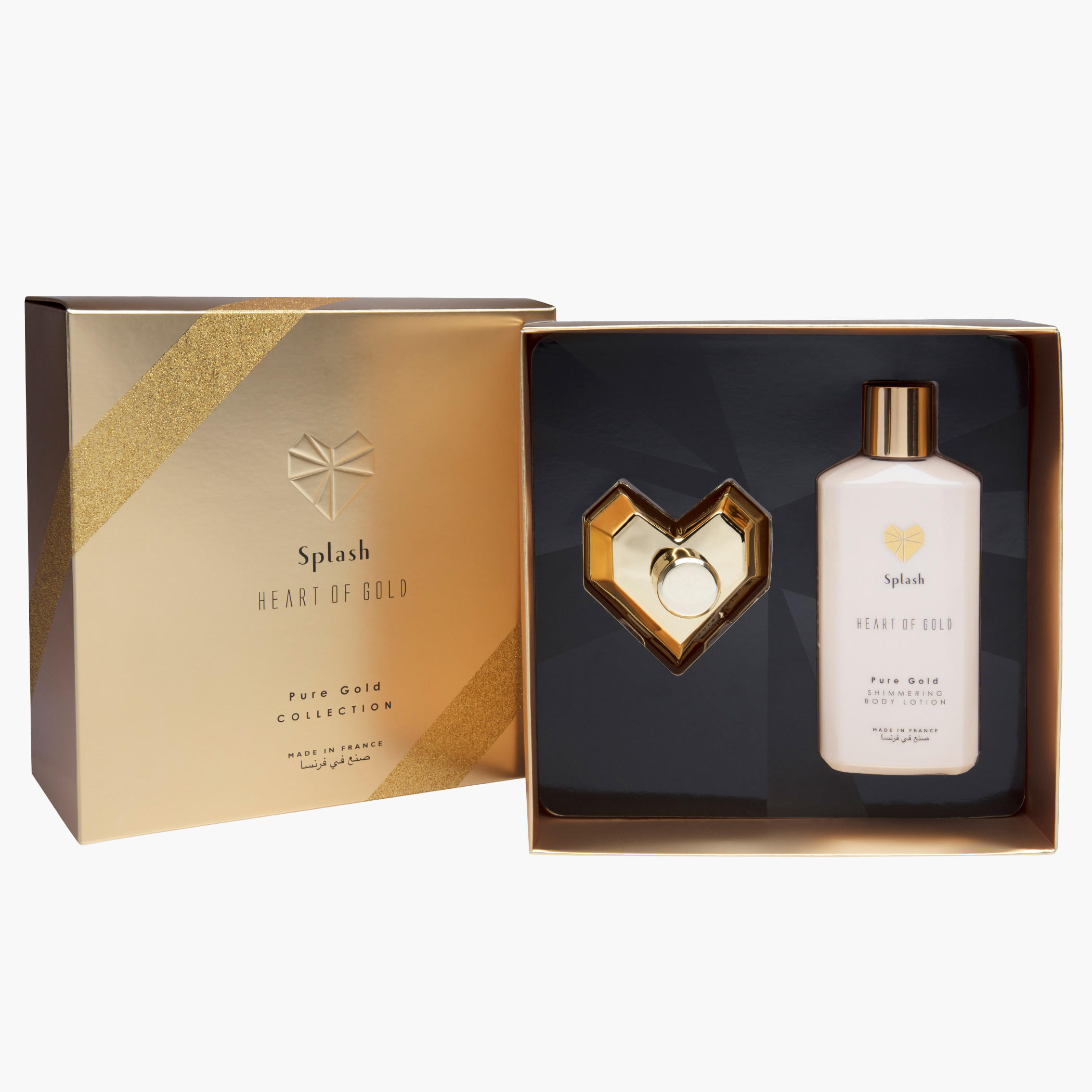 Heart of Gold Pure Gold Eau De Perfume and Body Lotion Gift Set-beautyandpersonalcare-fragrance-women-image-1