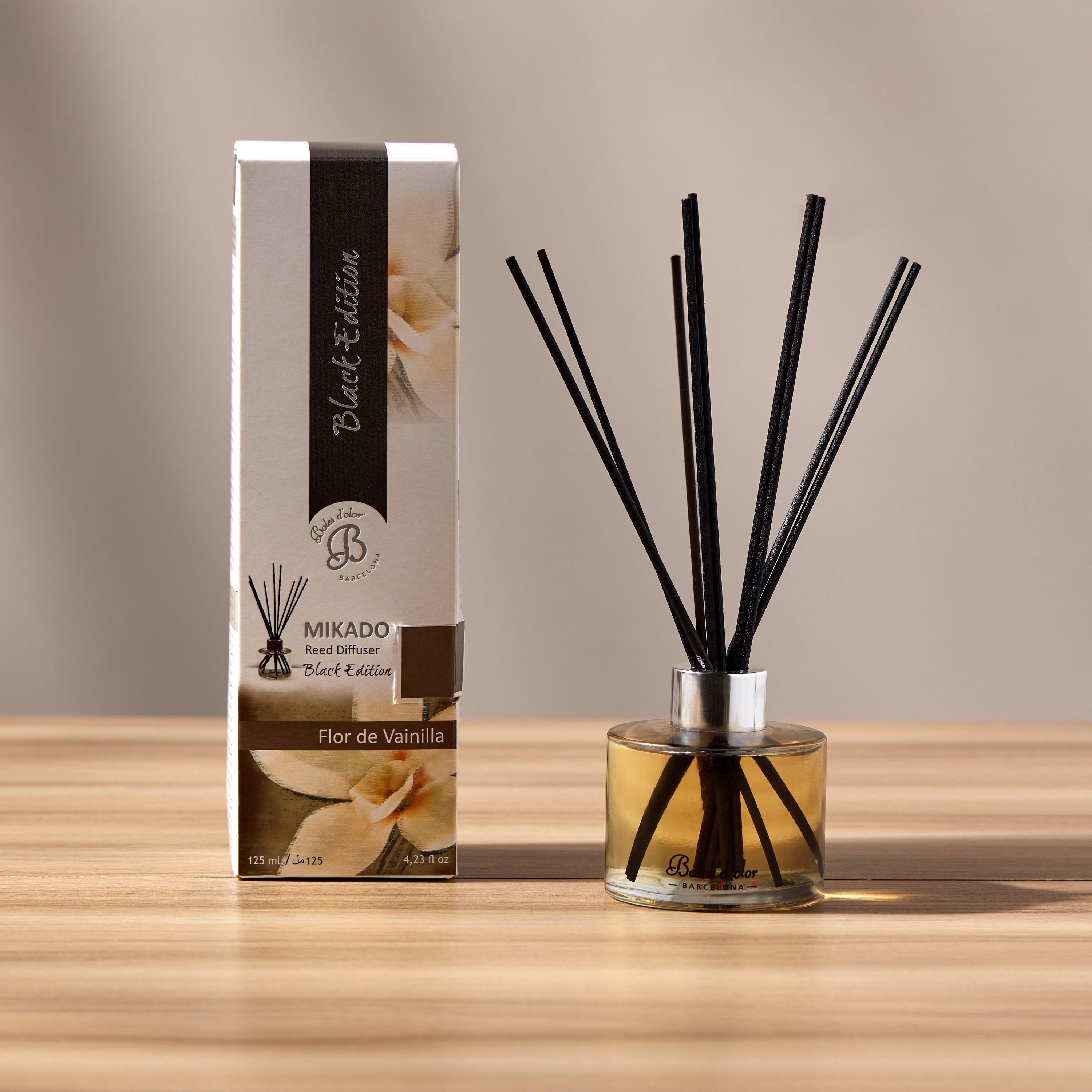 Boles d' Olor Mikado Black Edition Flor de Vainilla - 125 ml-household-homefragrance-potpourri-image-2