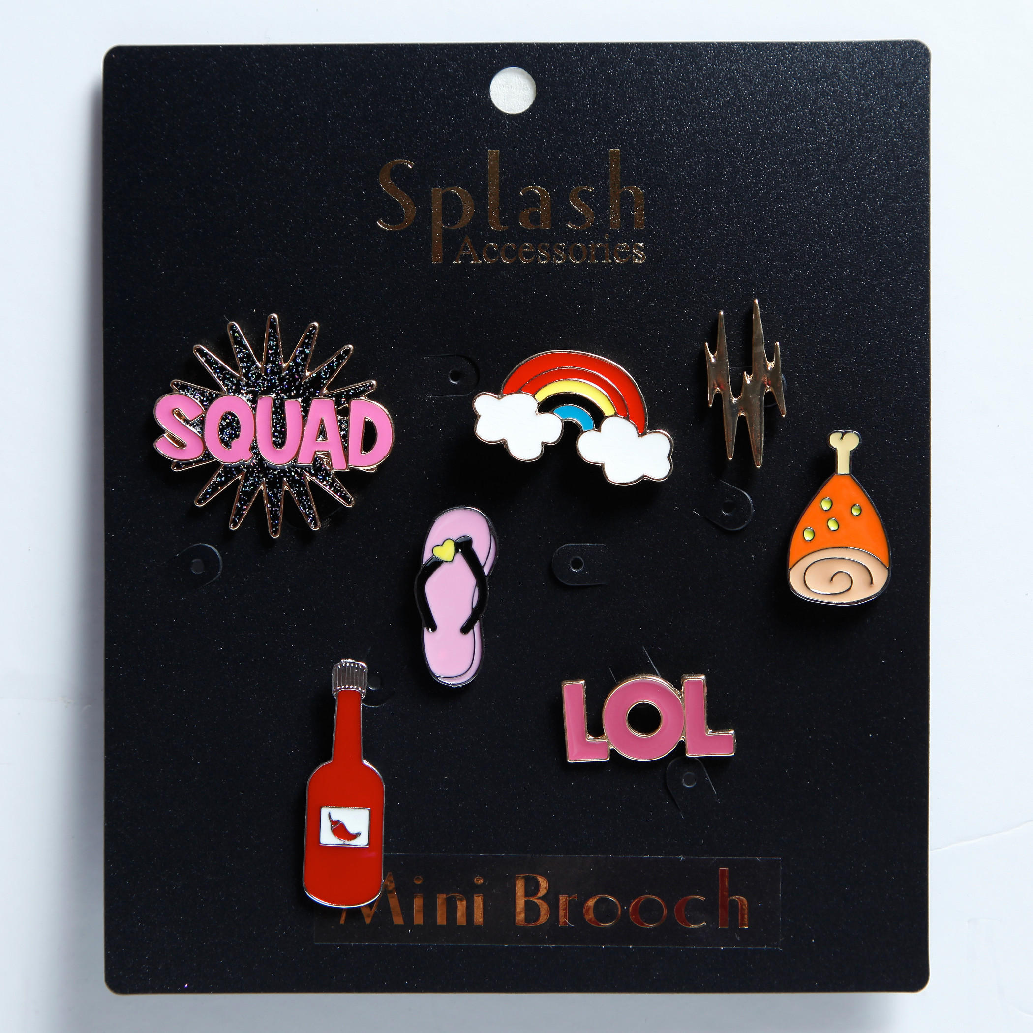 Assorted Brooch - Set of 7-women-watchesandjewellery-jewellery-brooches-image-1
