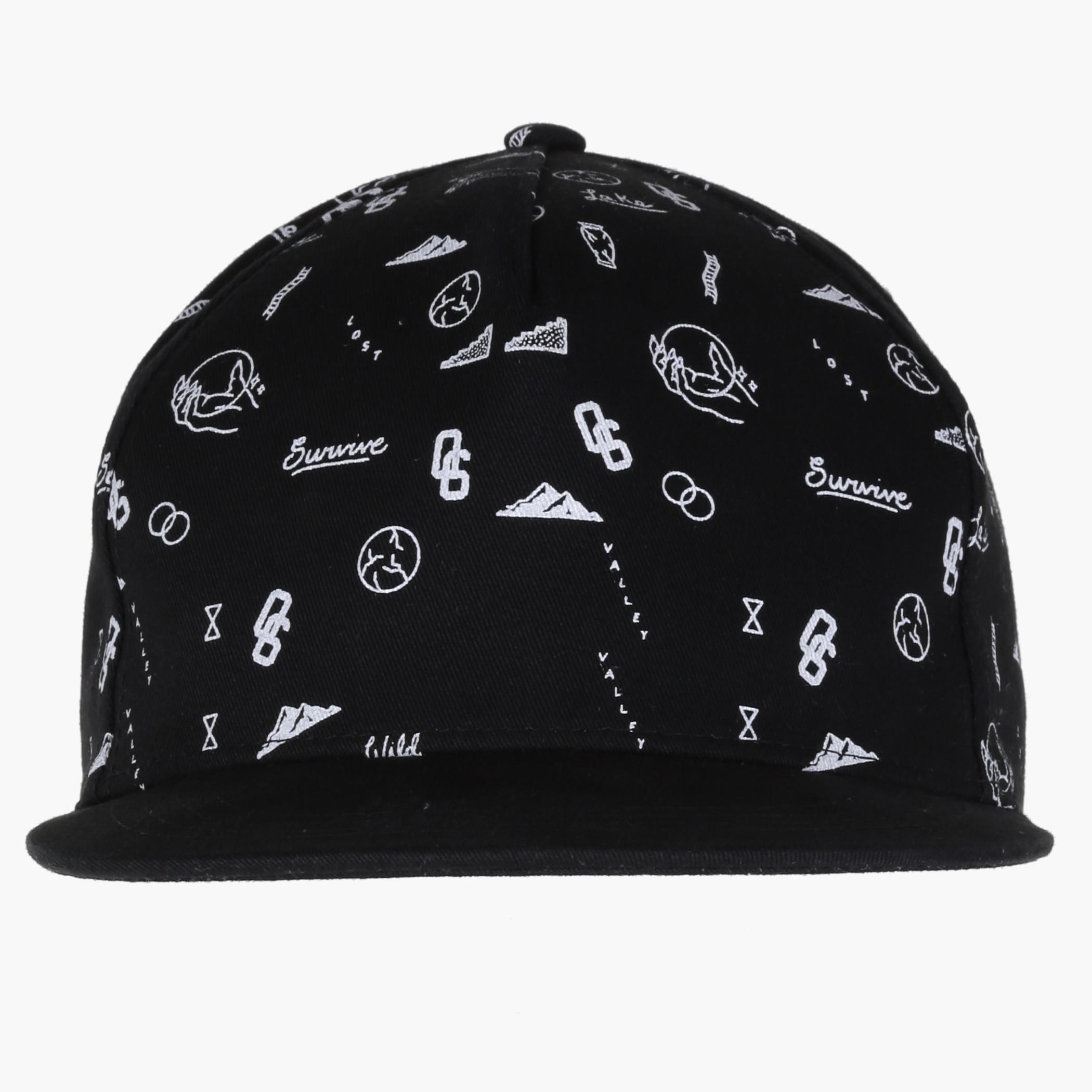 Printed Cap with Snap Closure-men-caps-image-3
