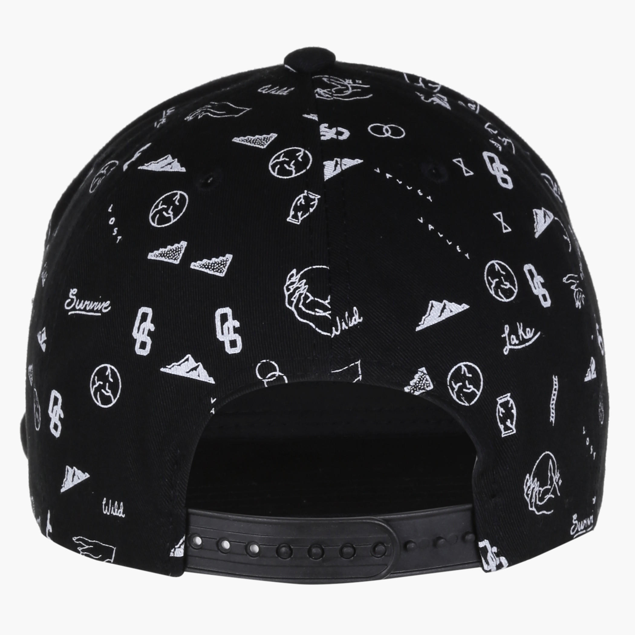 Printed Cap with Snap Closure-men-caps-image-2