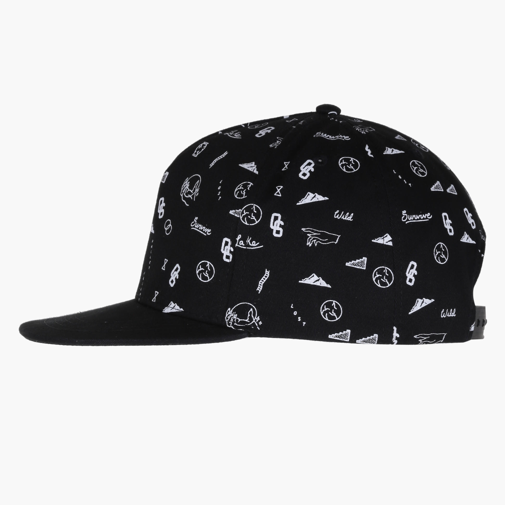Printed Cap with Snap Closure-men-caps-image-1