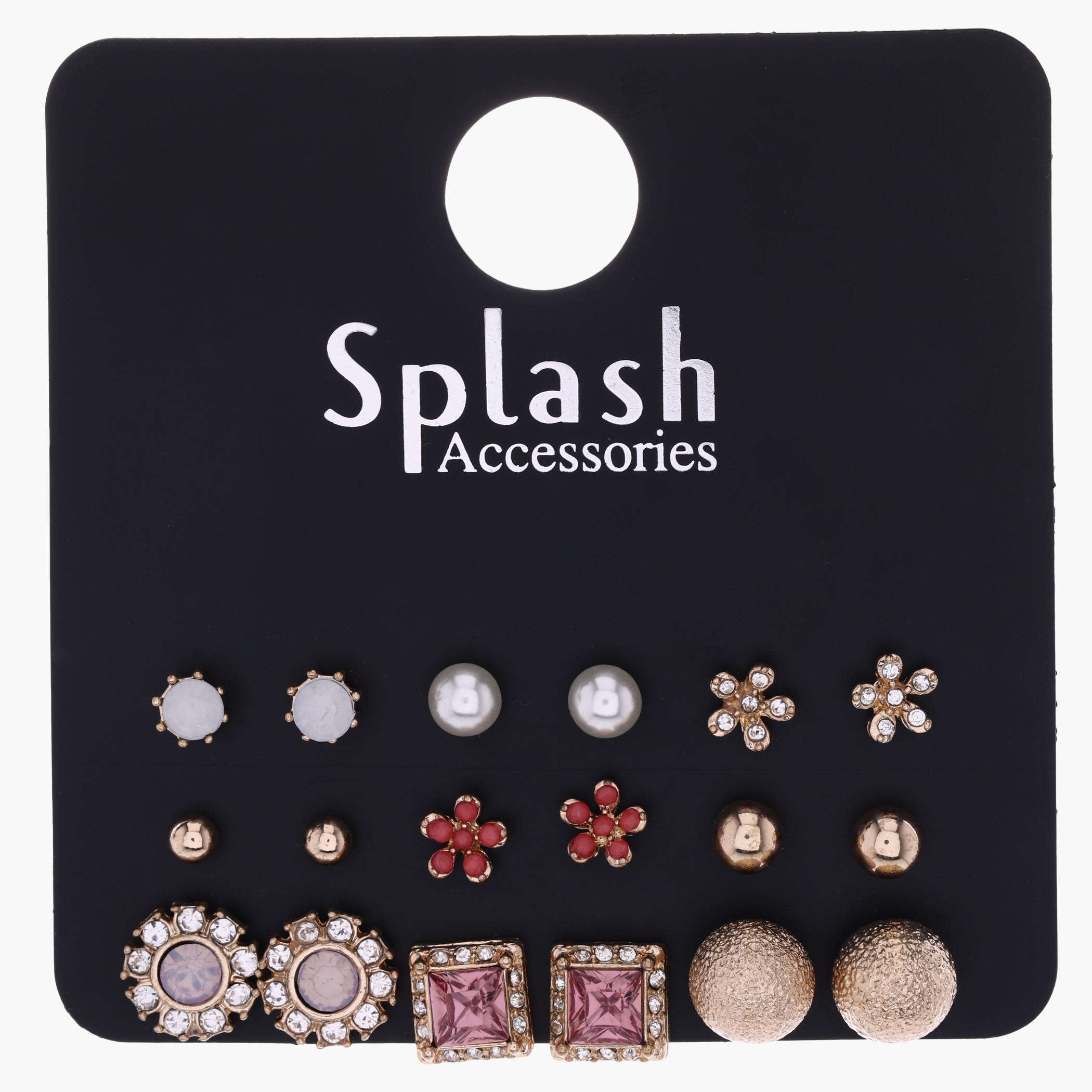 Assorted Earring - Set of 9-women-watchesandjewellery-jewellery-earrings-image-1