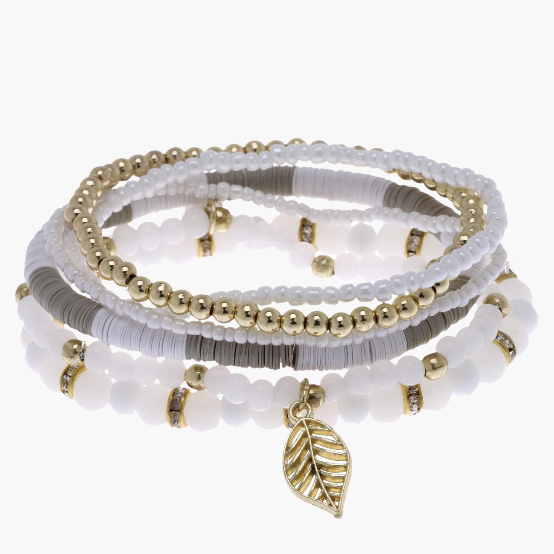 Beaded Bracelet - Set of 6-women-watchesandjewellery-jewellery-banglesandbracelets-image-1