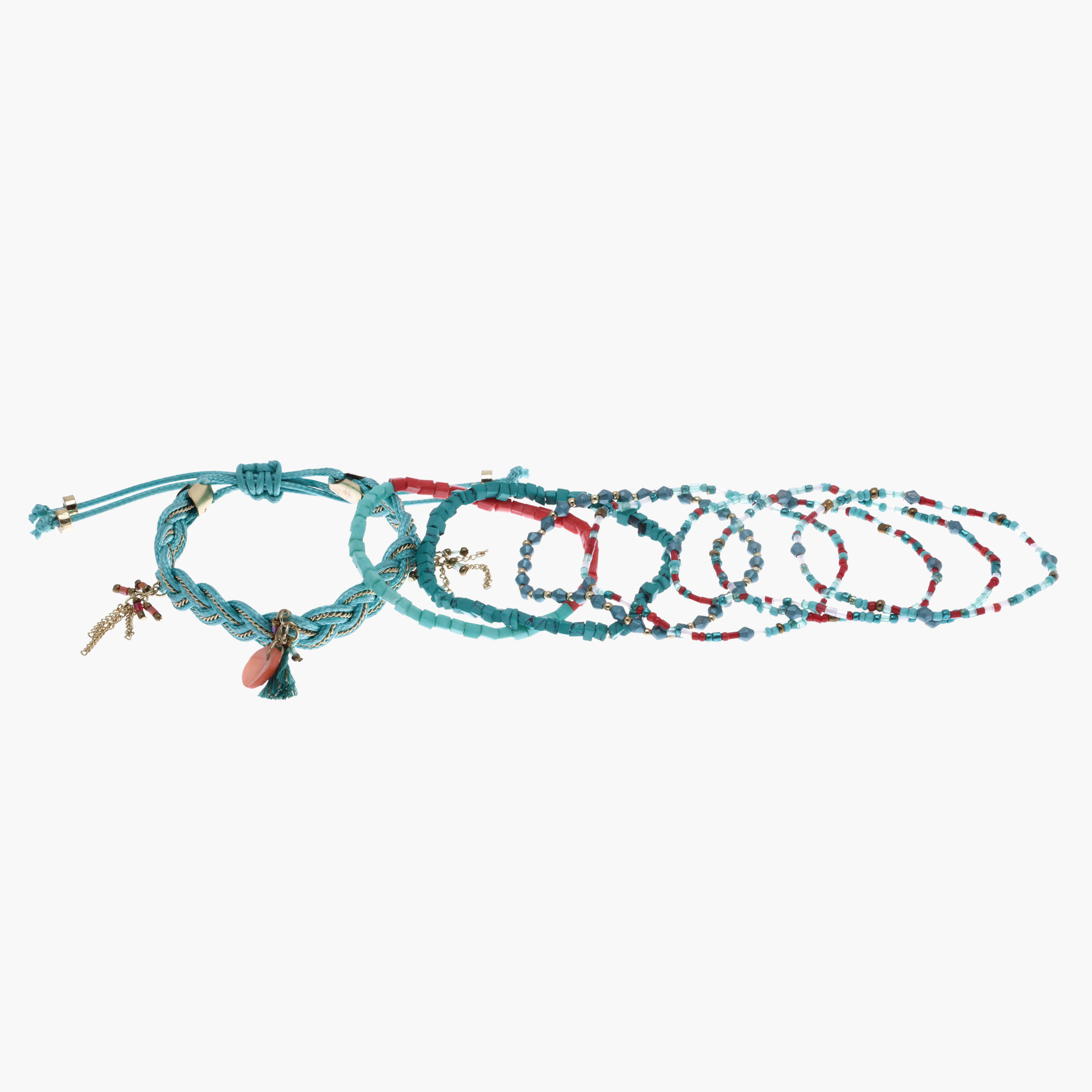 Beaded Bracelet - Set of 8-women-watchesandjewellery-jewellery-banglesandbracelets-image-2