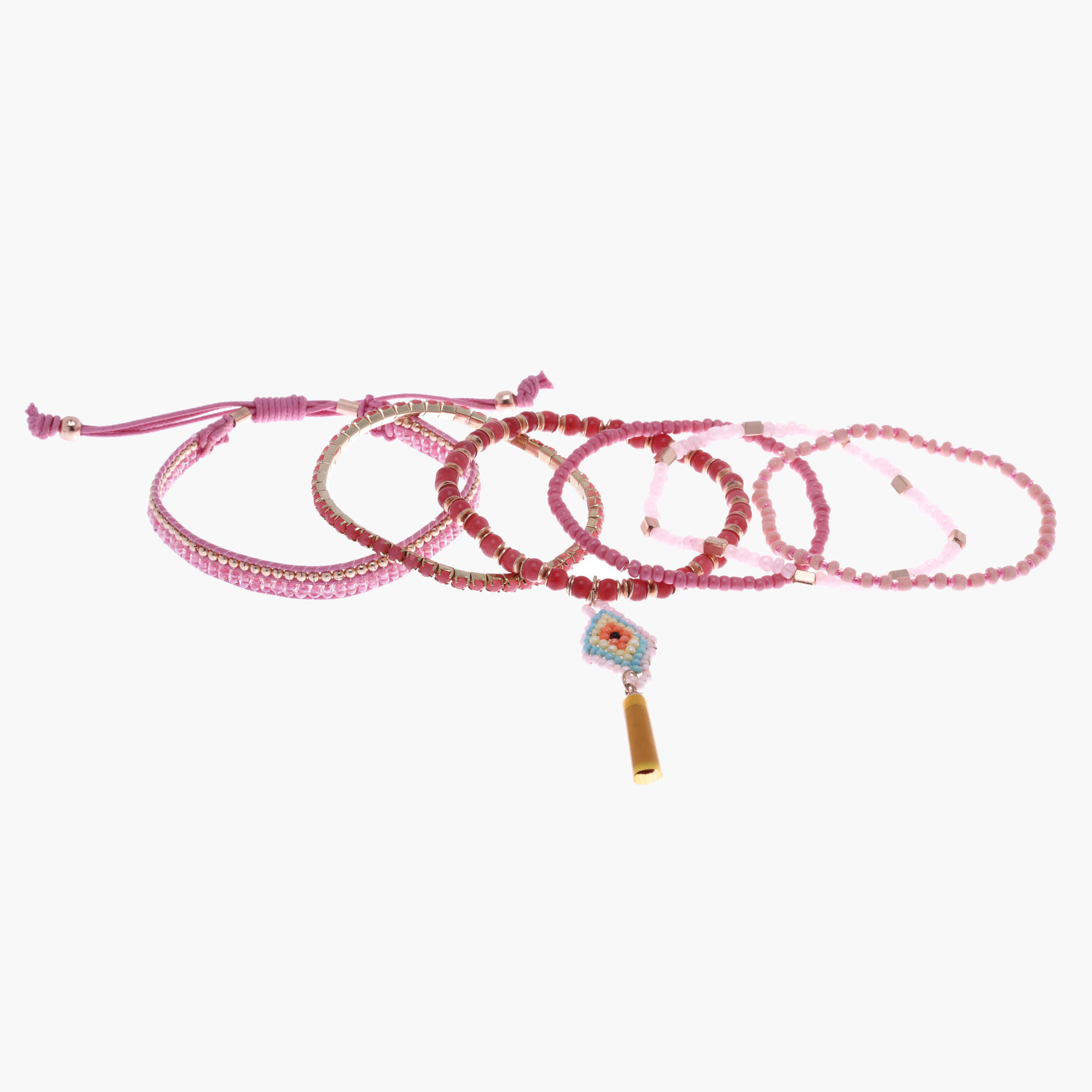 Beaded Bracelet - Set of 6-women-watchesandjewellery-jewellery-banglesandbracelets-image-1