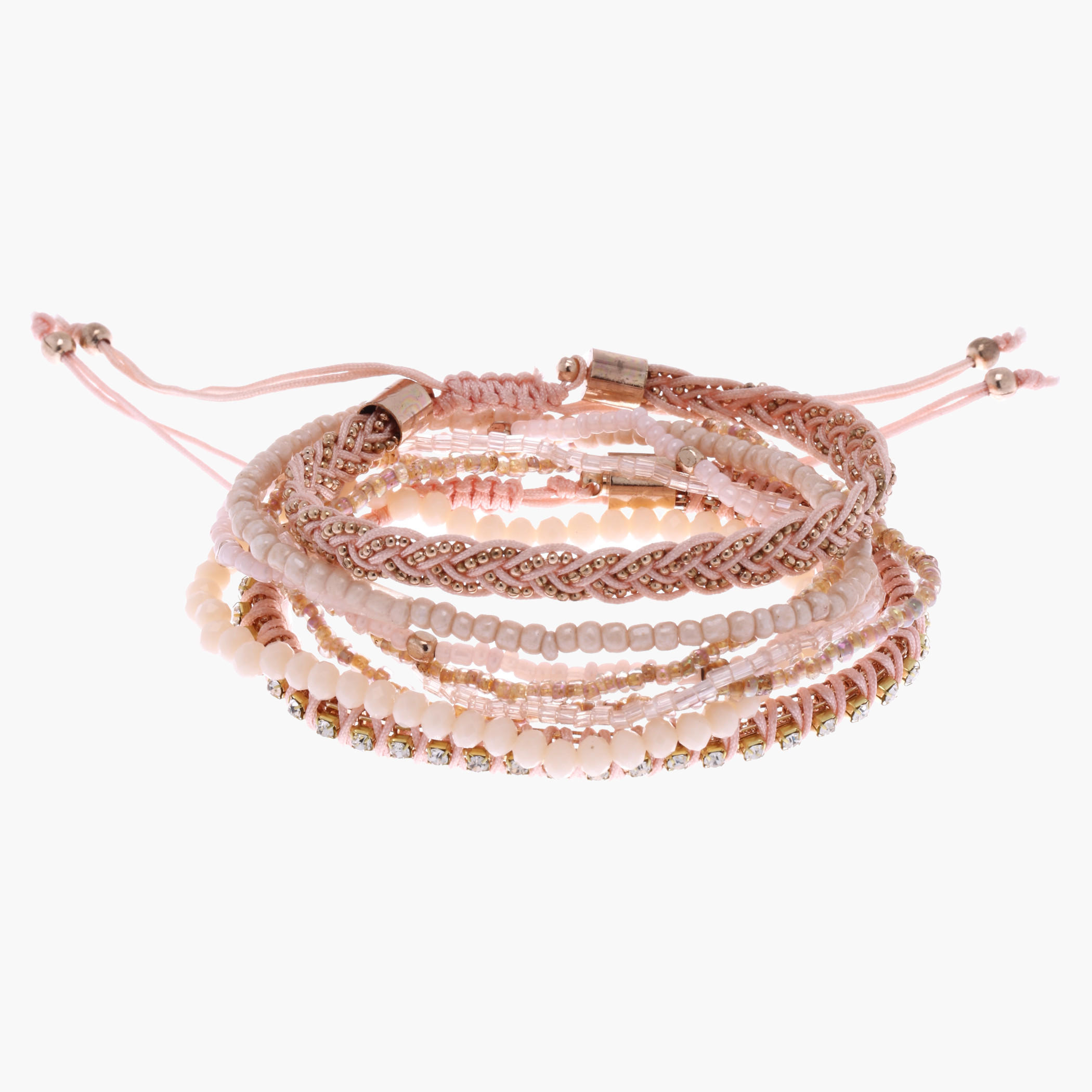 Beaded Bracelet - Set of 8-women-watchesandjewellery-jewellery-banglesandbracelets-image-1