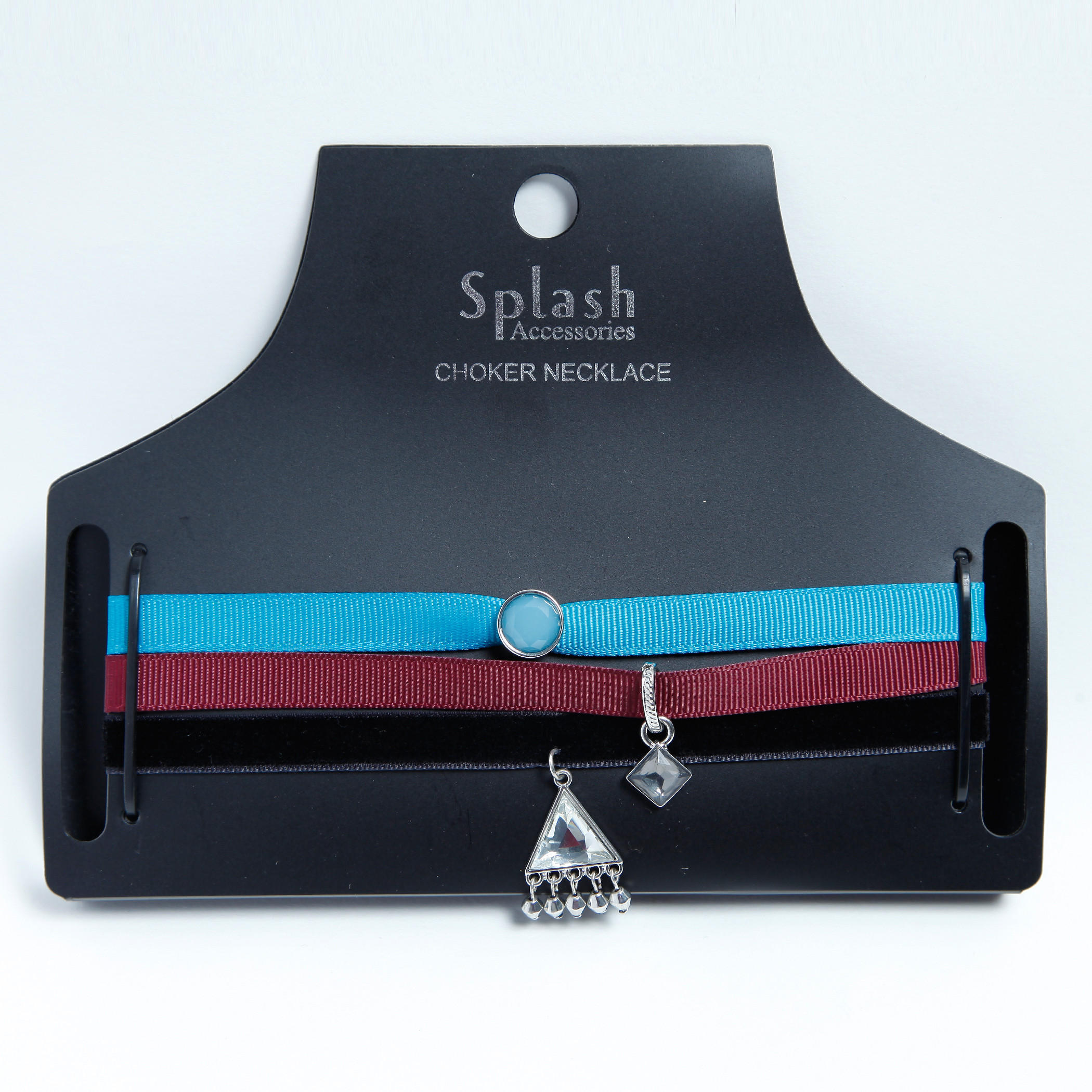 Studded Choker Necklaces-women-watchesandjewellery-jewellery-necklacesandpendants-image-1