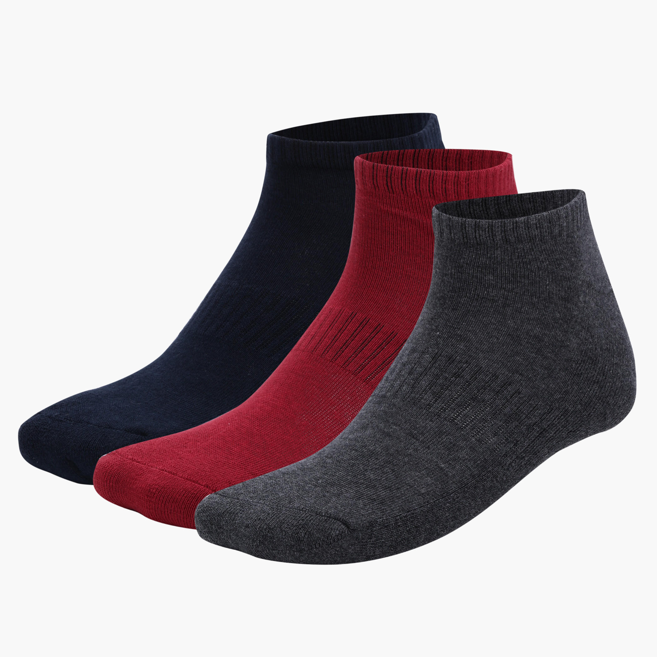 Ankle Length Socks - Set of 3-men-socks-image-1