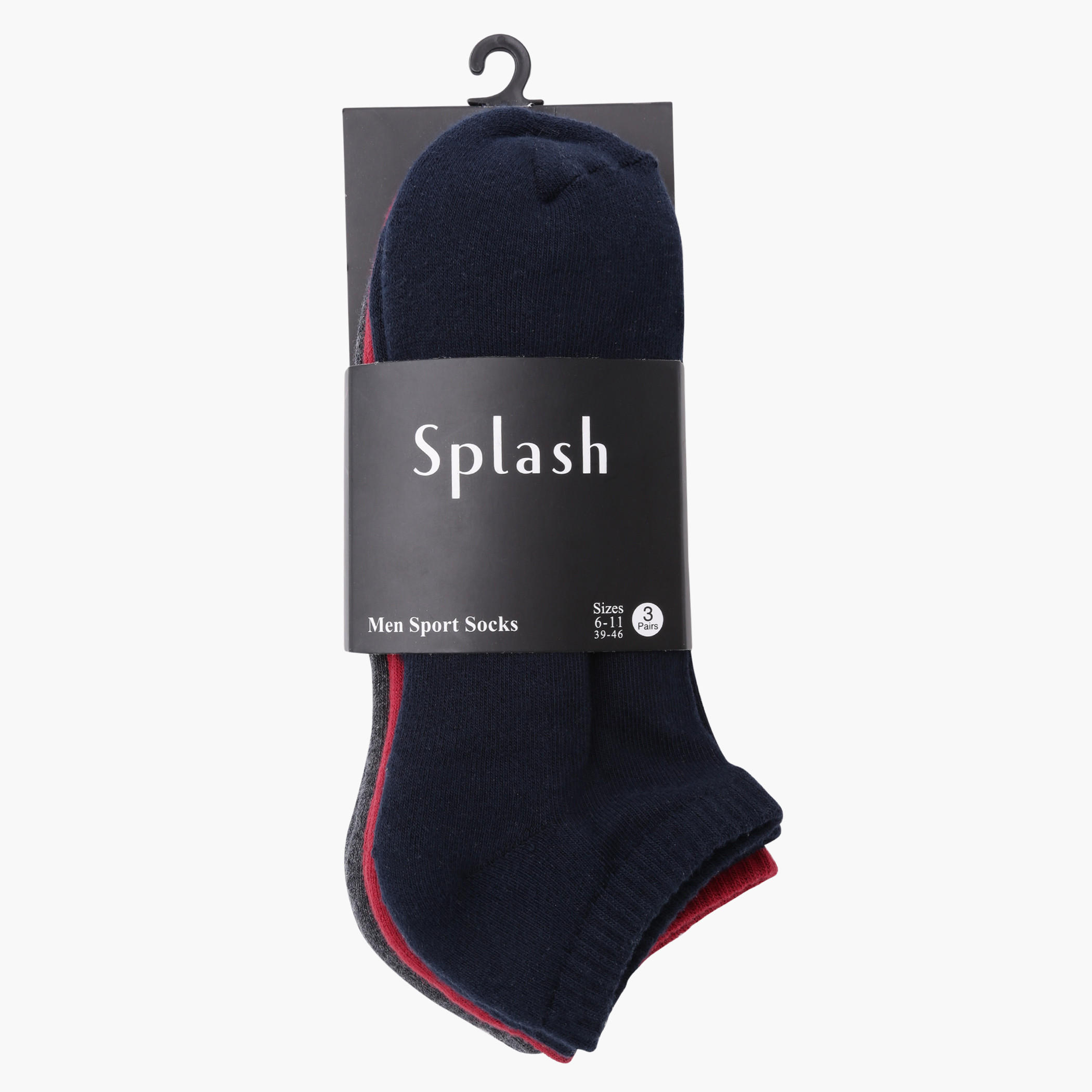 Ankle Length Socks - Set of 3-men-socks-image-2