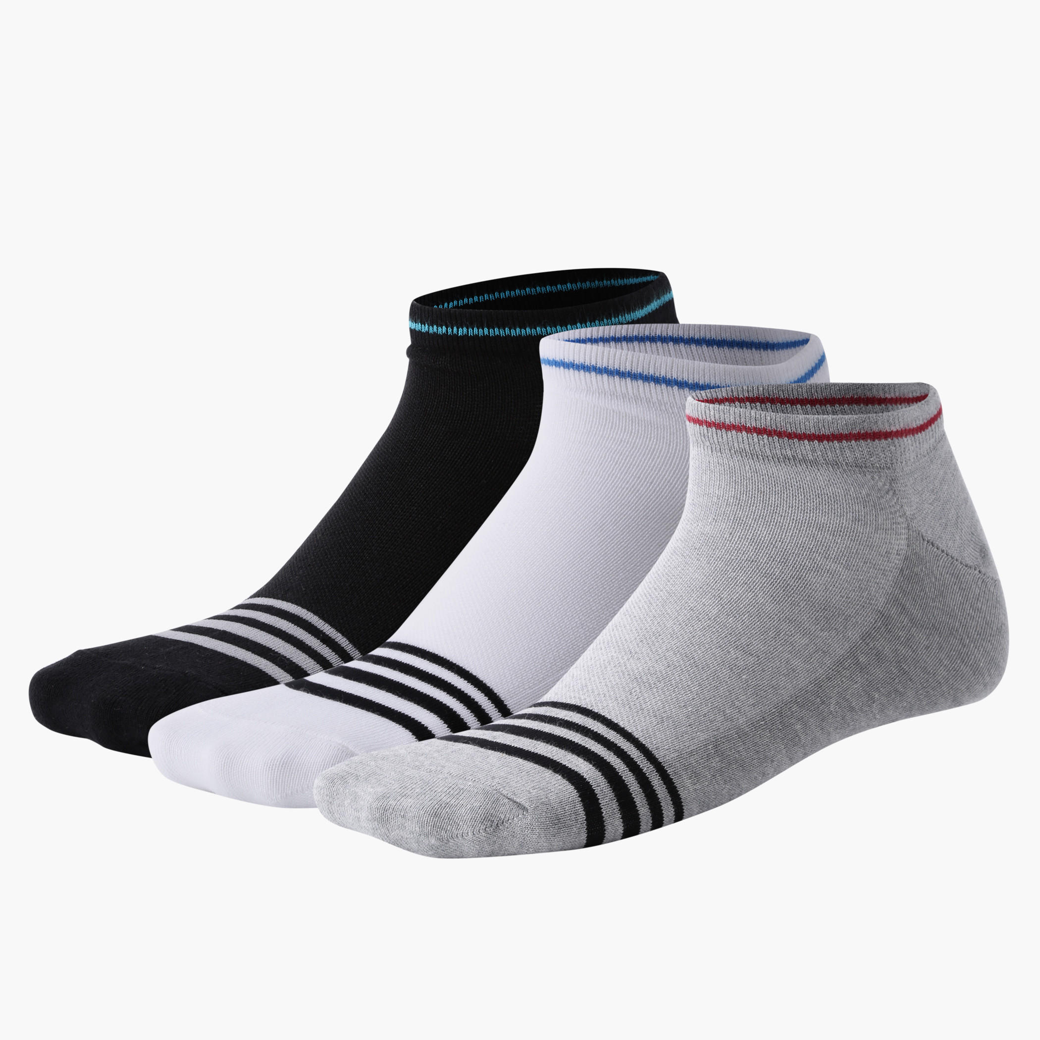 Printed Ankle Length Socks - Set of 3-men-socks-image-2
