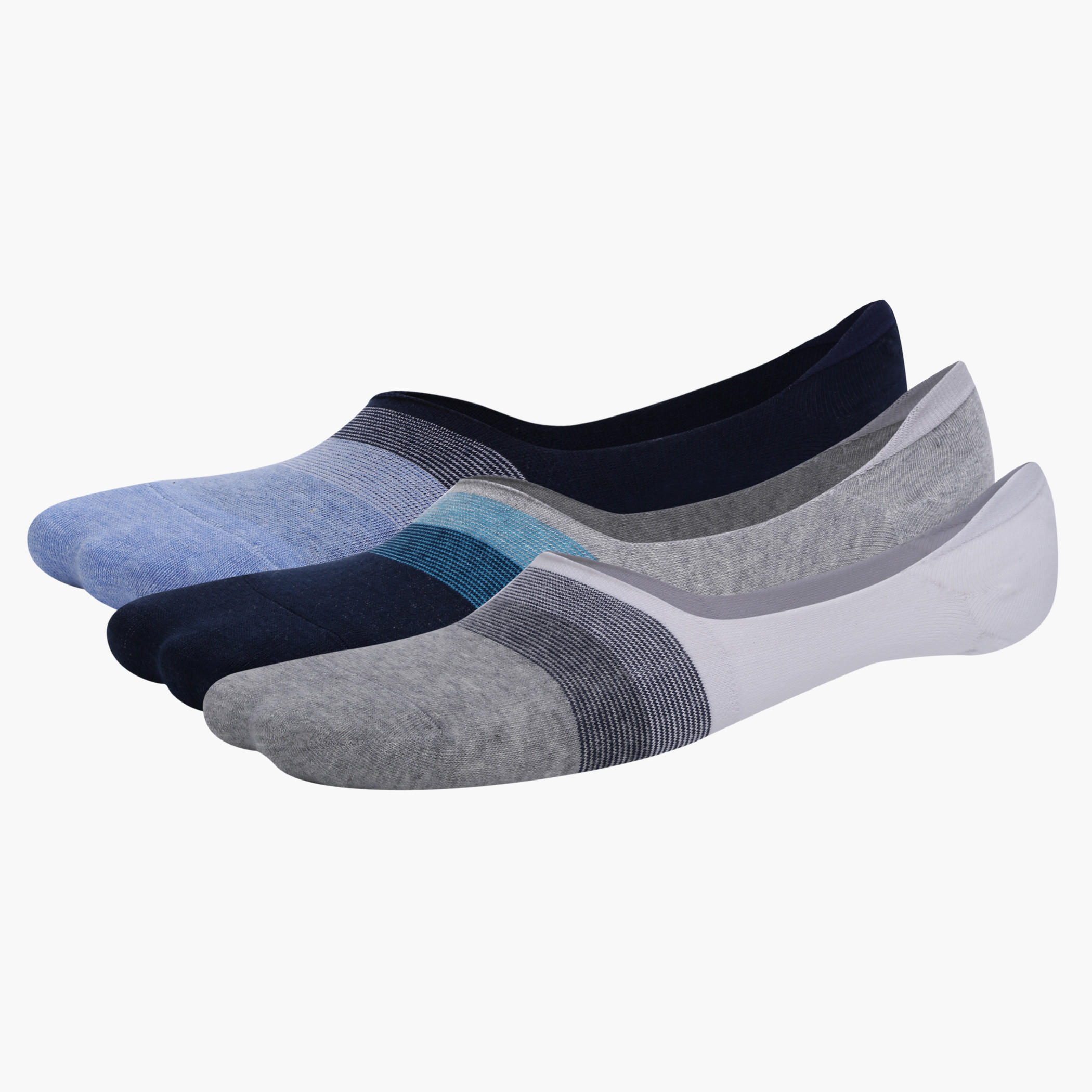 No Show Socks - Set of 3-men-socks-image-1