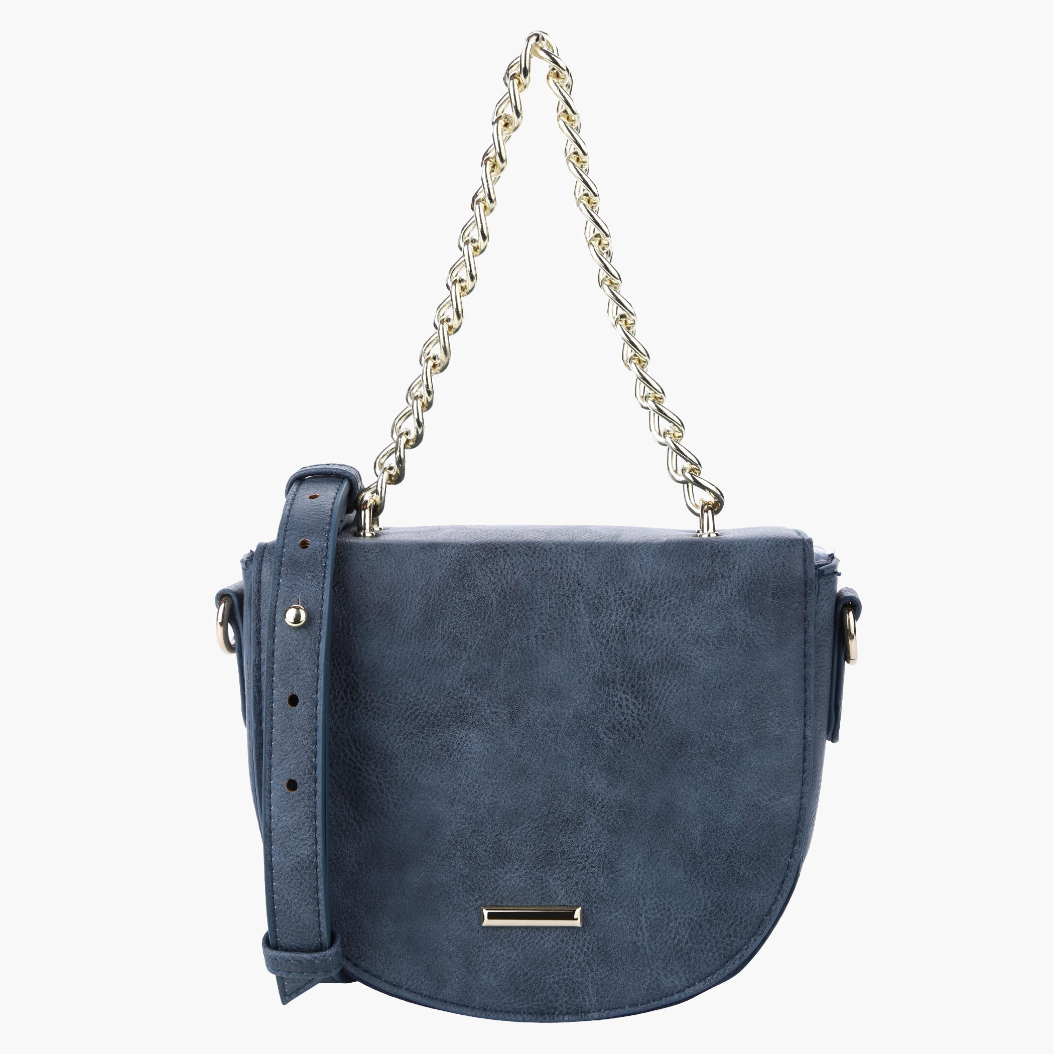 Textured Saddle Bag-women-bagsandwallets-handbags-image-1